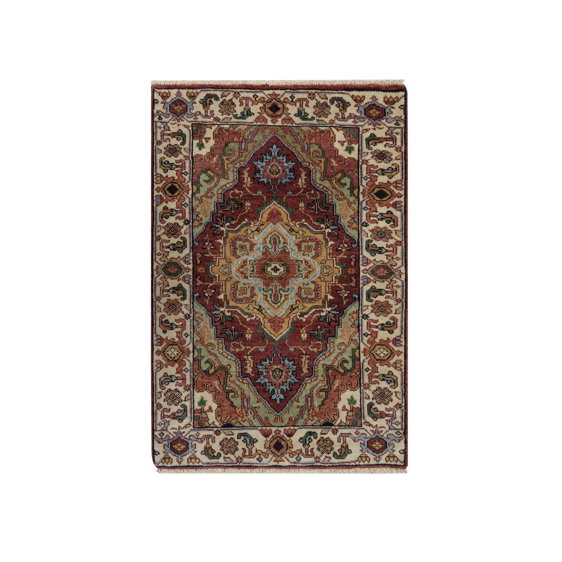Heriz-Hand-Knotted-Rug-457465