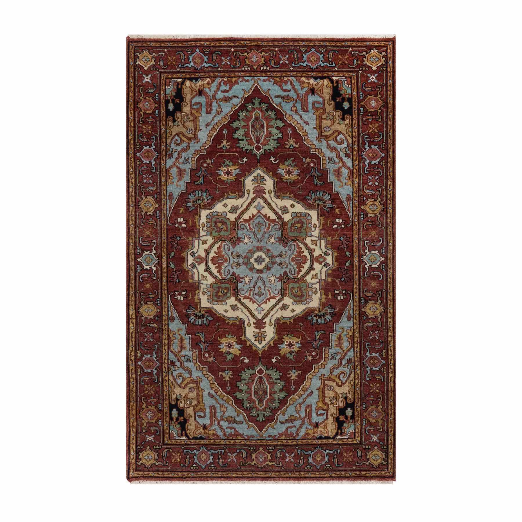 Heriz-Hand-Knotted-Rug-457485