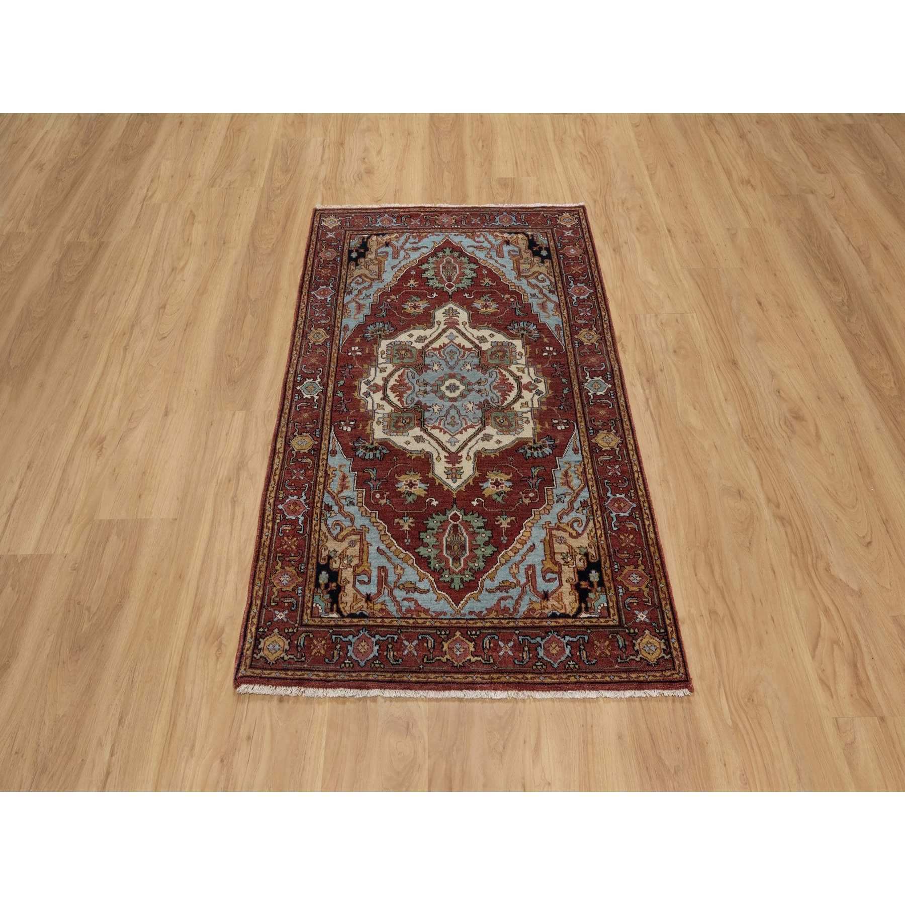 Heriz-Hand-Knotted-Rug-457485