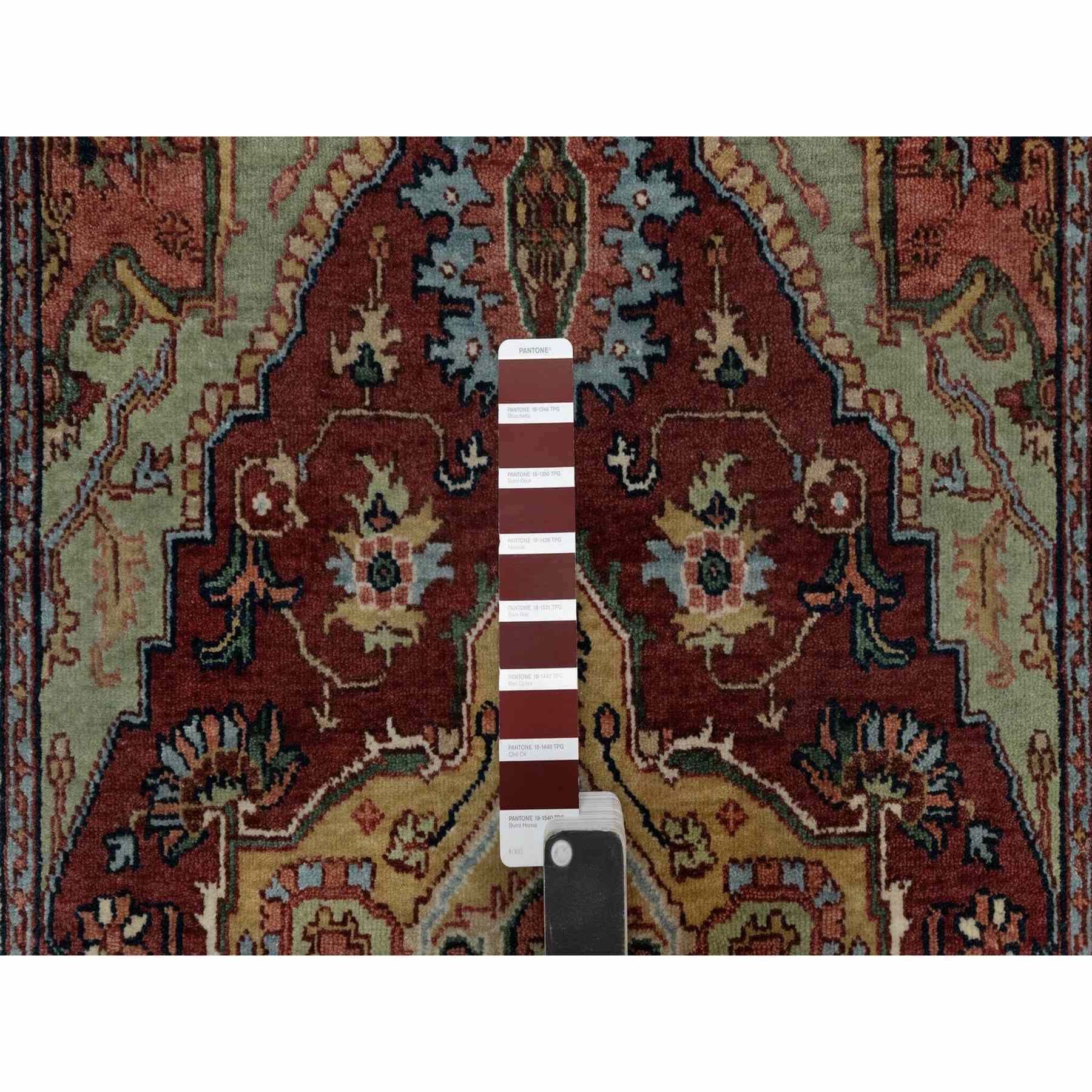 Heriz-Hand-Knotted-Rug-457490