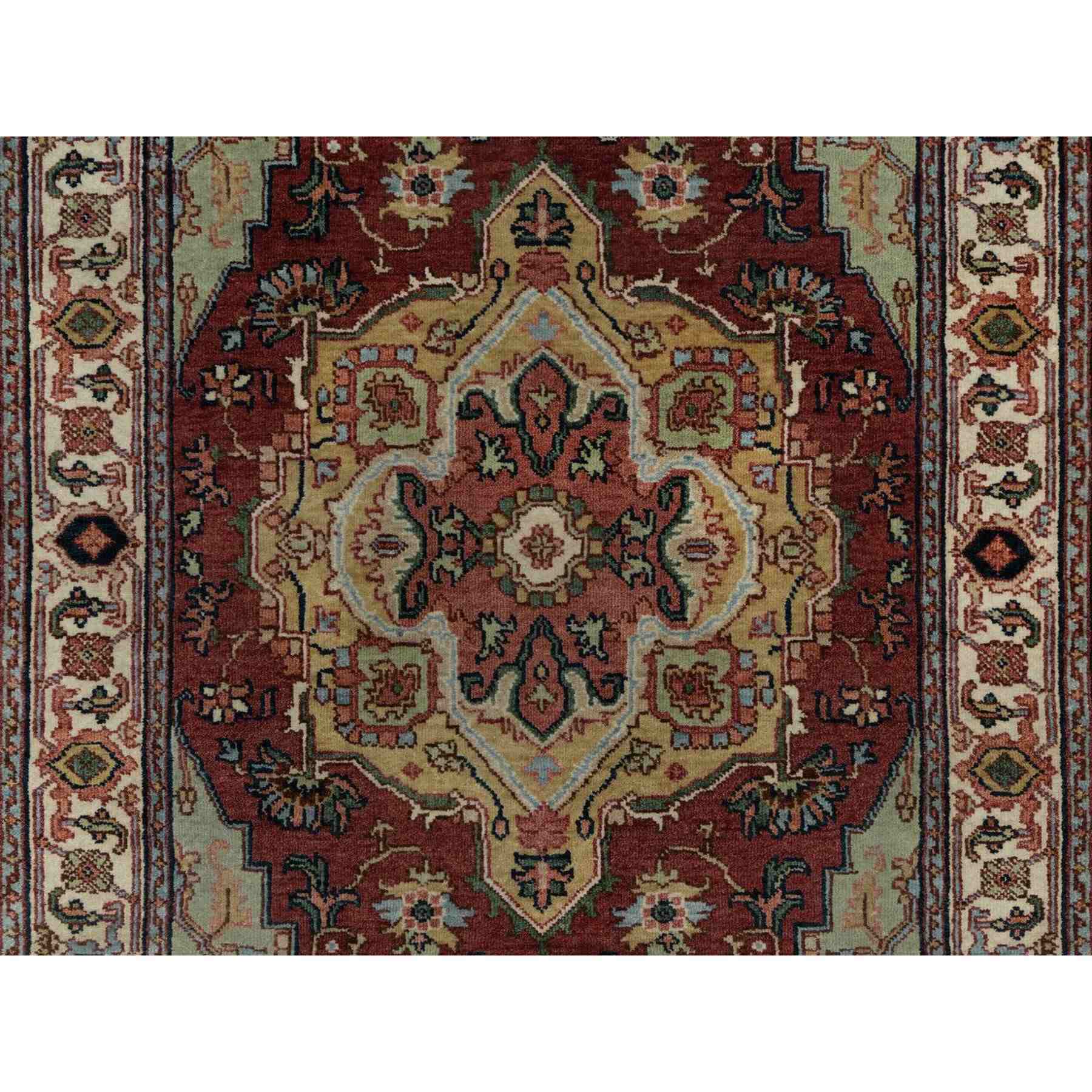 Heriz-Hand-Knotted-Rug-457490