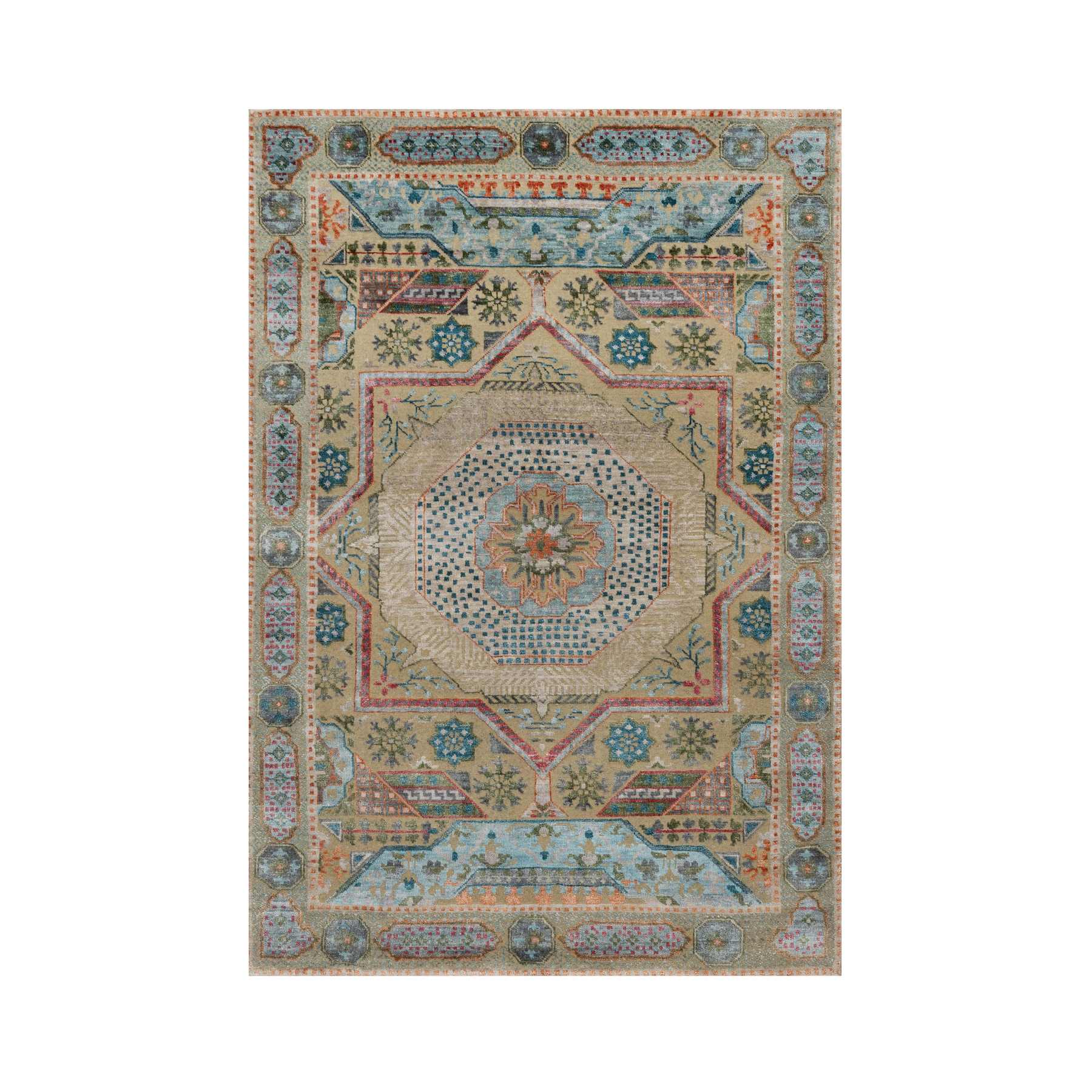 Mamluk-Hand-Knotted-Rug-455705