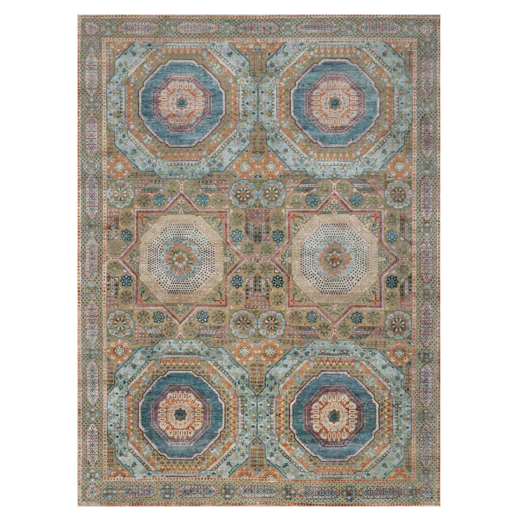 Mamluk-Hand-Knotted-Rug-455875