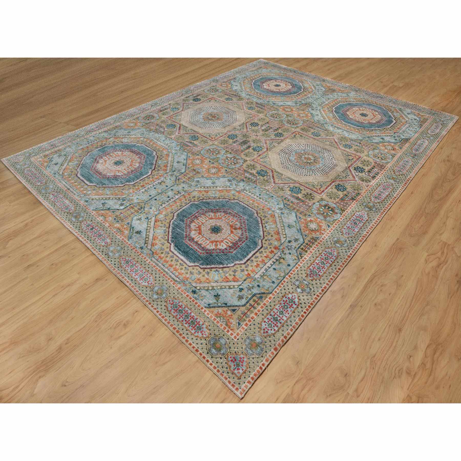 Mamluk-Hand-Knotted-Rug-455875