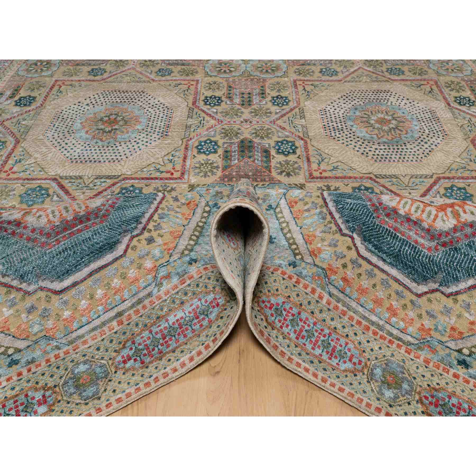 Mamluk-Hand-Knotted-Rug-455875