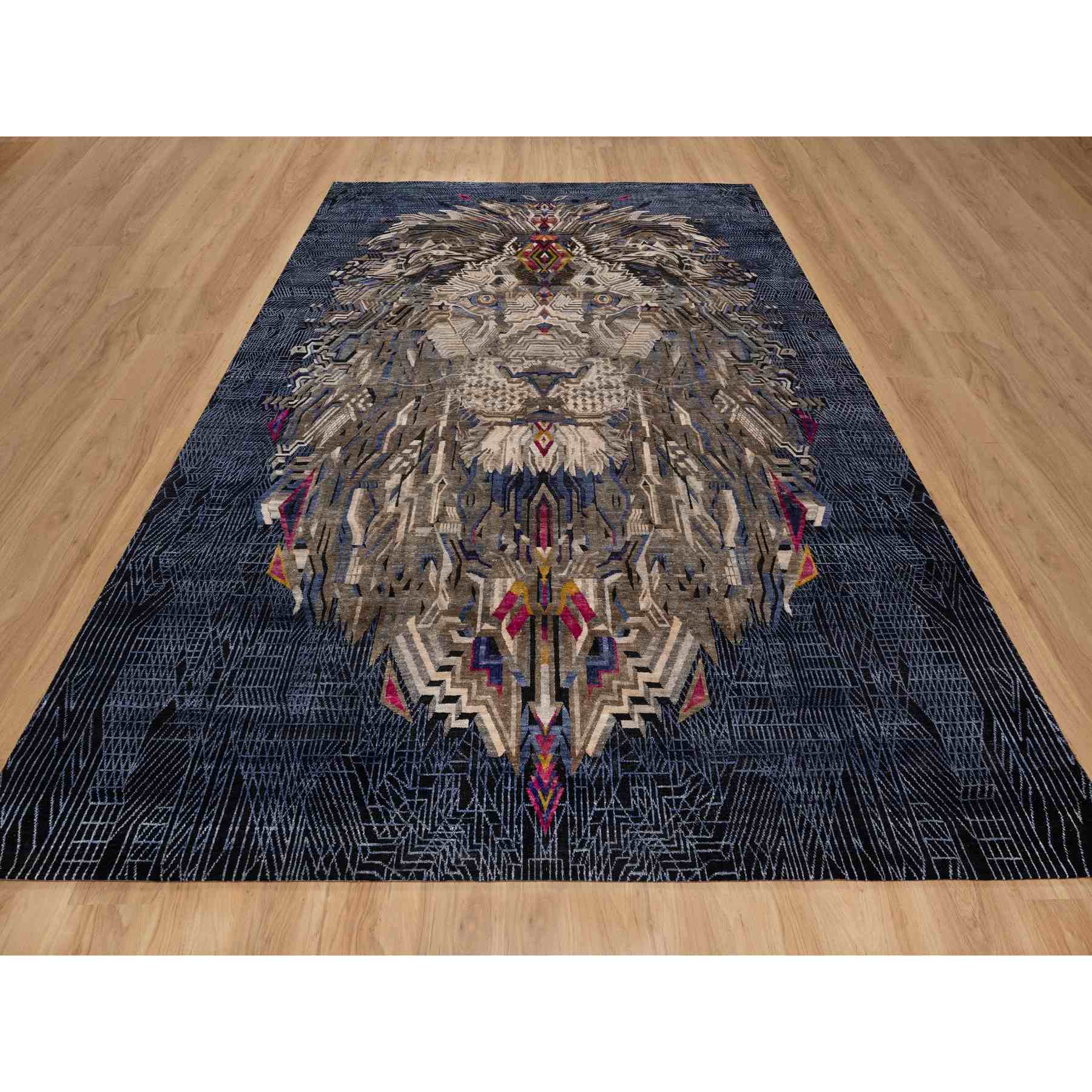 Modern-and-Contemporary-Hand-Knotted-Rug-455860