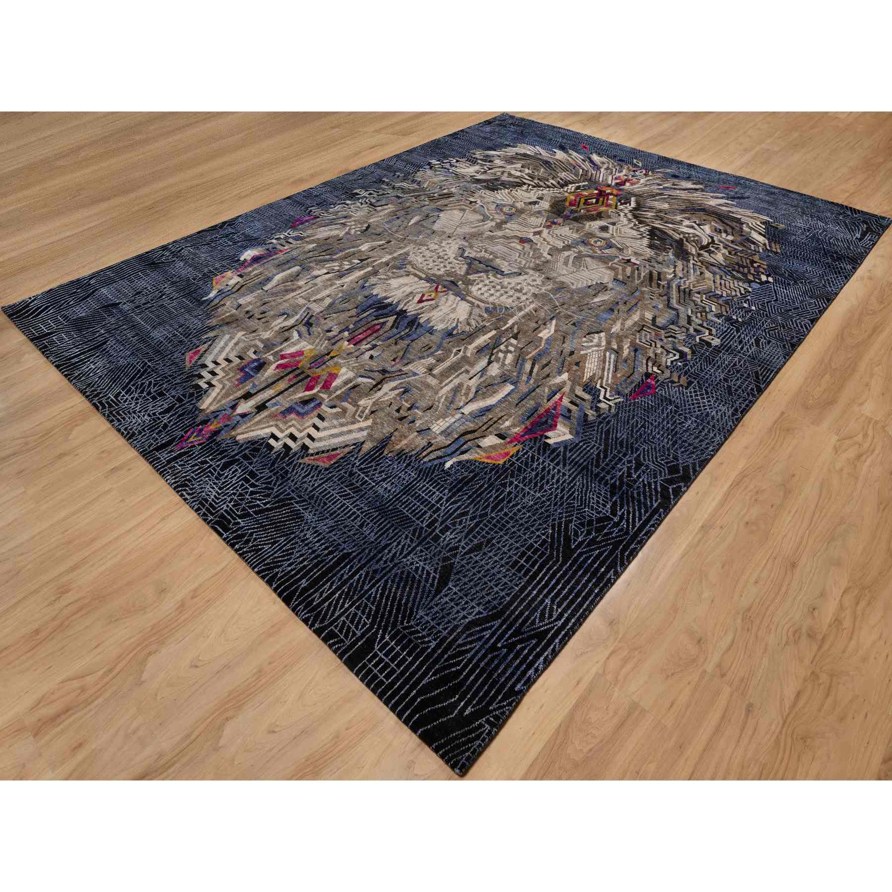 Modern-and-Contemporary-Hand-Knotted-Rug-455860