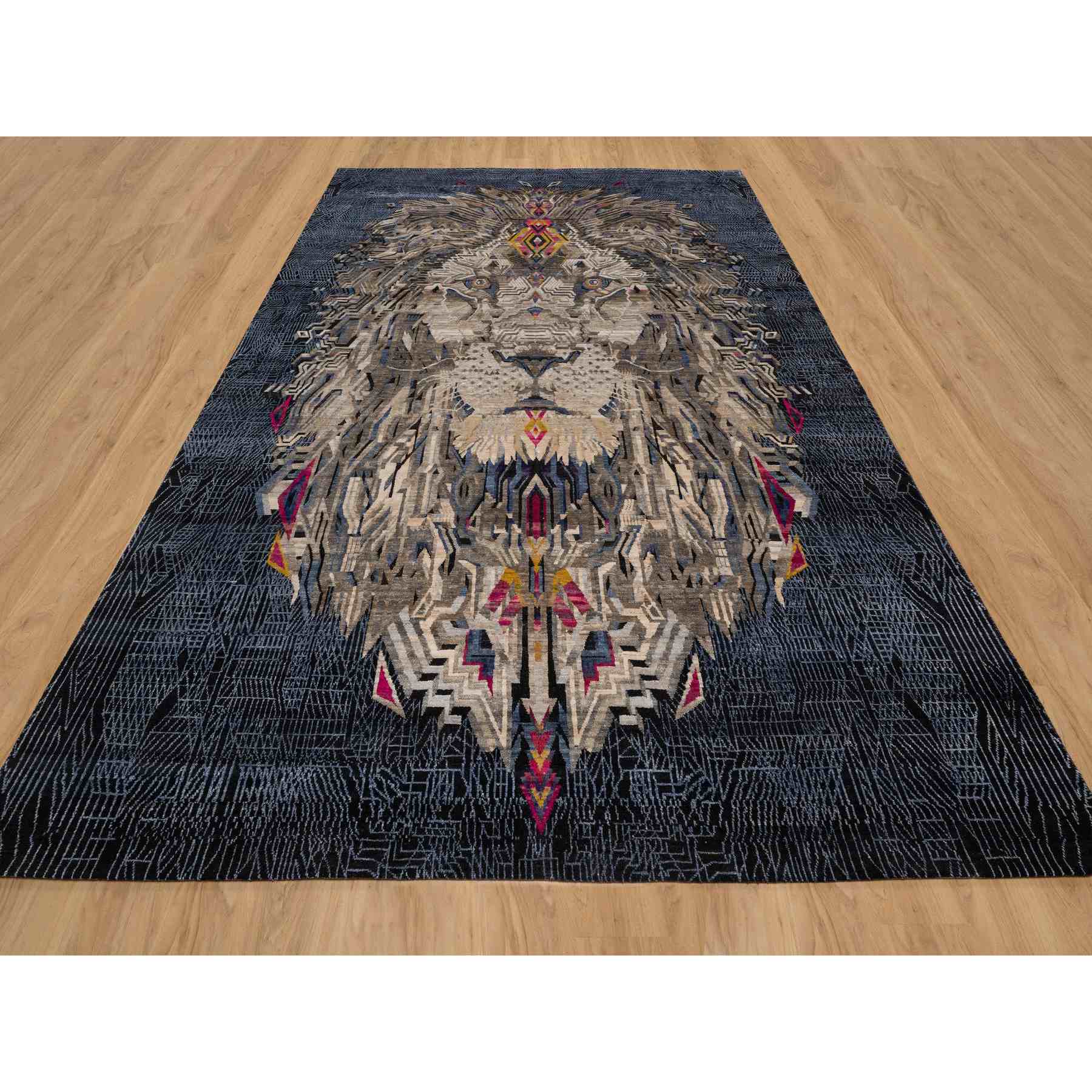 Modern-and-Contemporary-Hand-Knotted-Rug-455865