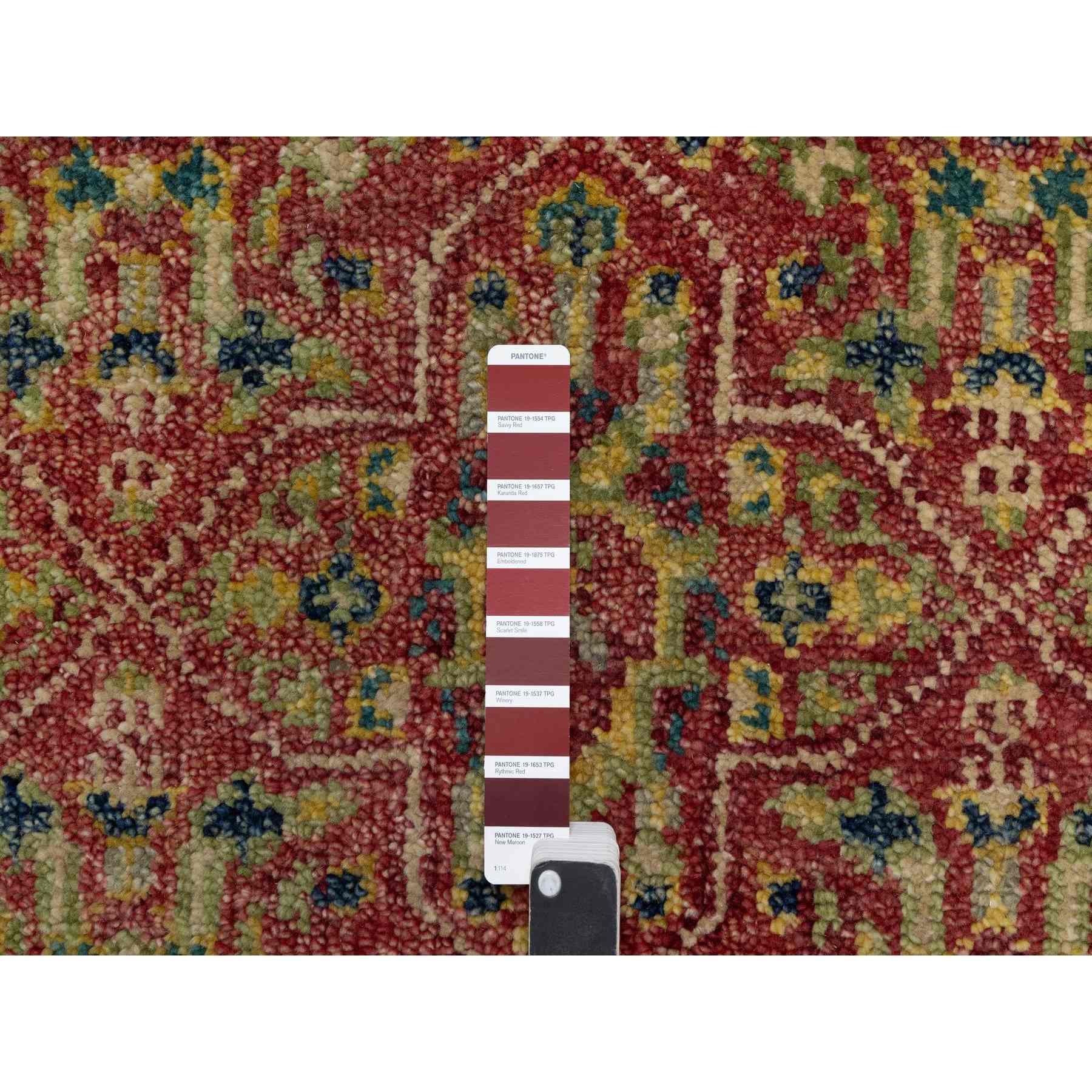 Oushak-And-Peshawar-Hand-Knotted-Rug-455660