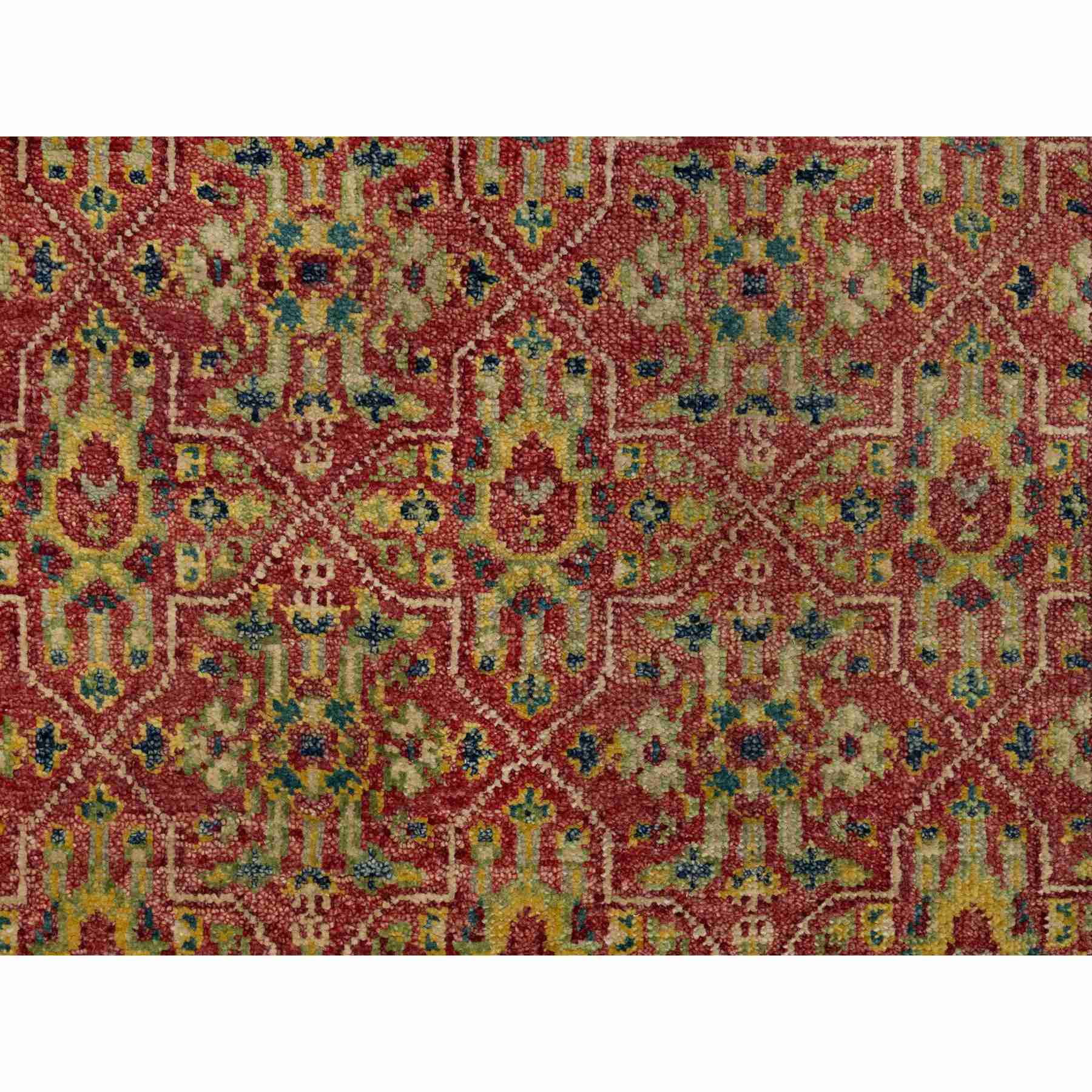 Oushak-And-Peshawar-Hand-Knotted-Rug-455660