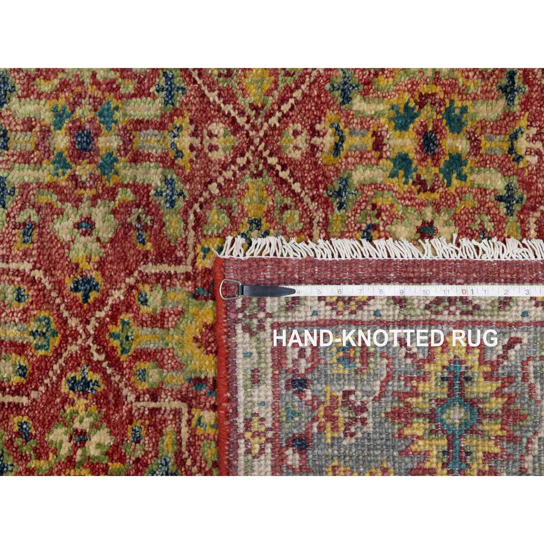 Oushak-And-Peshawar-Hand-Knotted-Rug-455660