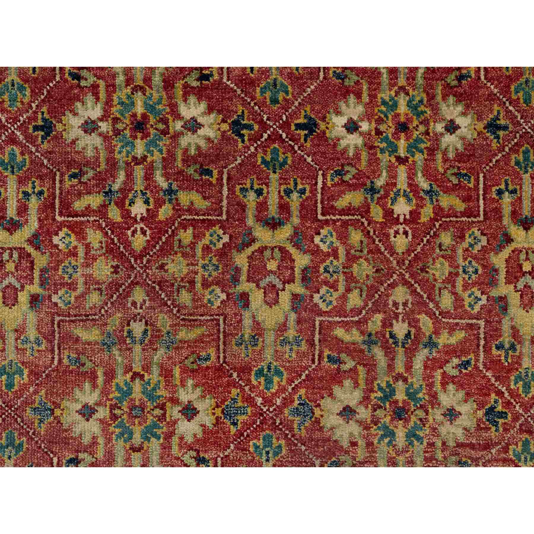 Oushak-And-Peshawar-Hand-Knotted-Rug-455870