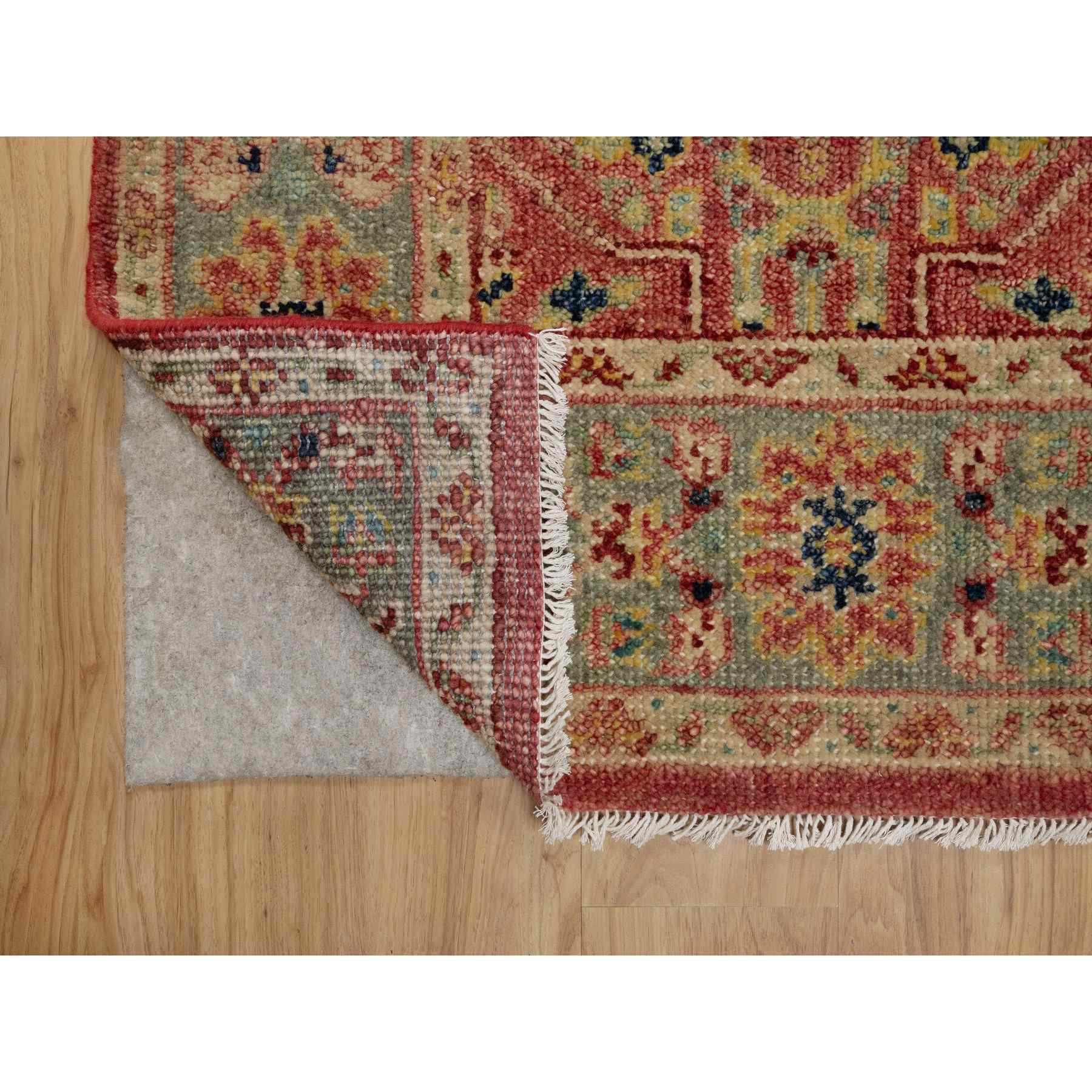 Oushak-And-Peshawar-Hand-Knotted-Rug-456420