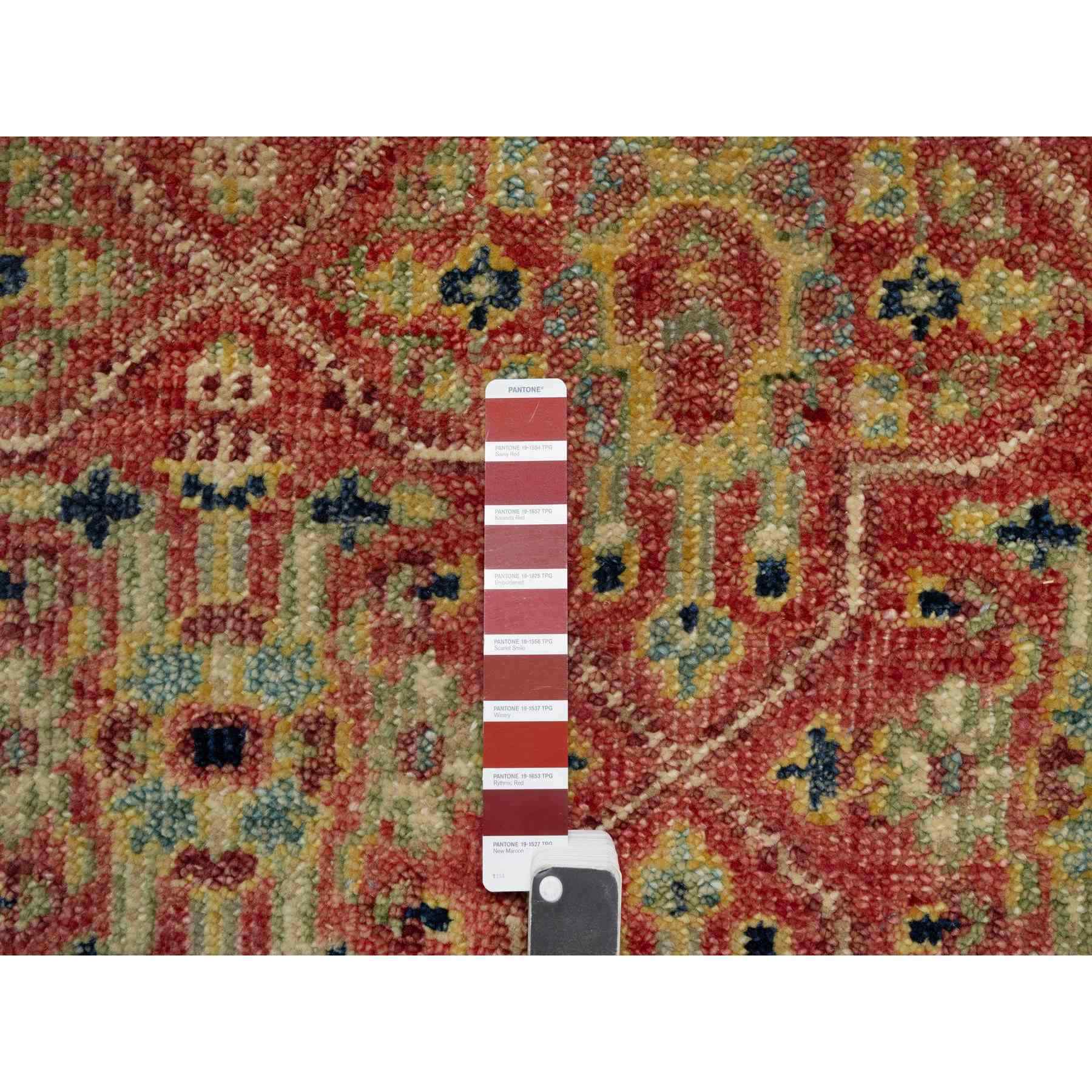 Oushak-And-Peshawar-Hand-Knotted-Rug-456420