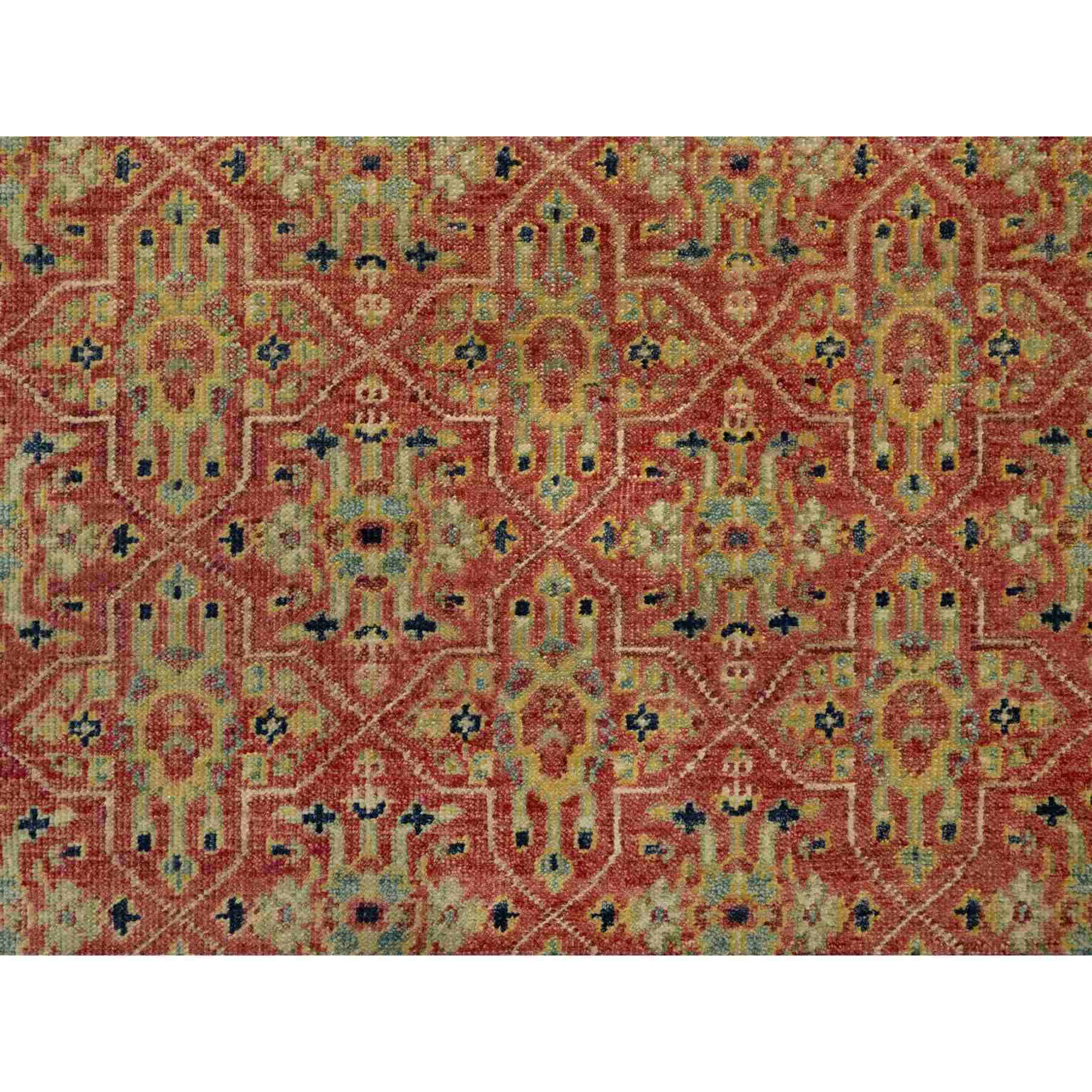 Oushak-And-Peshawar-Hand-Knotted-Rug-456420