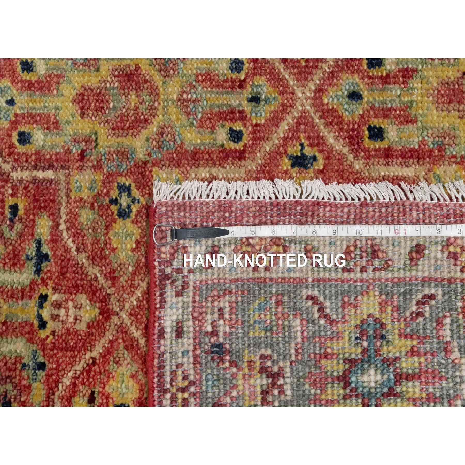 Oushak-And-Peshawar-Hand-Knotted-Rug-456420