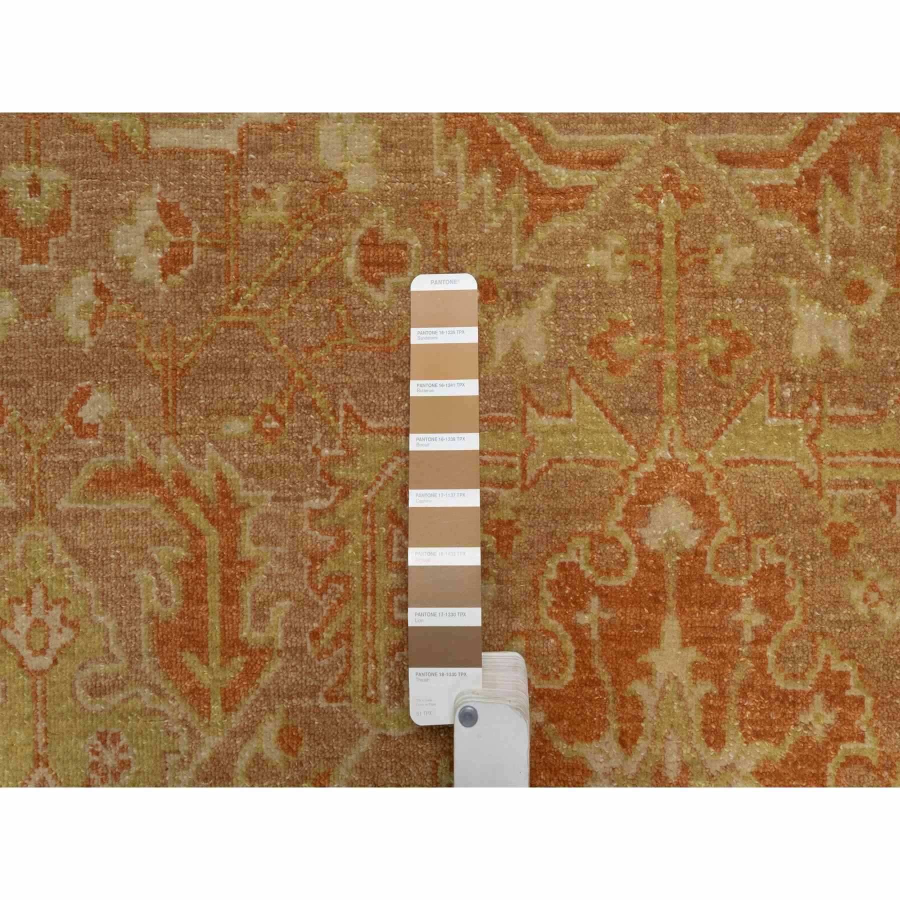 Oushak-And-Peshawar-Hand-Knotted-Rug-457085