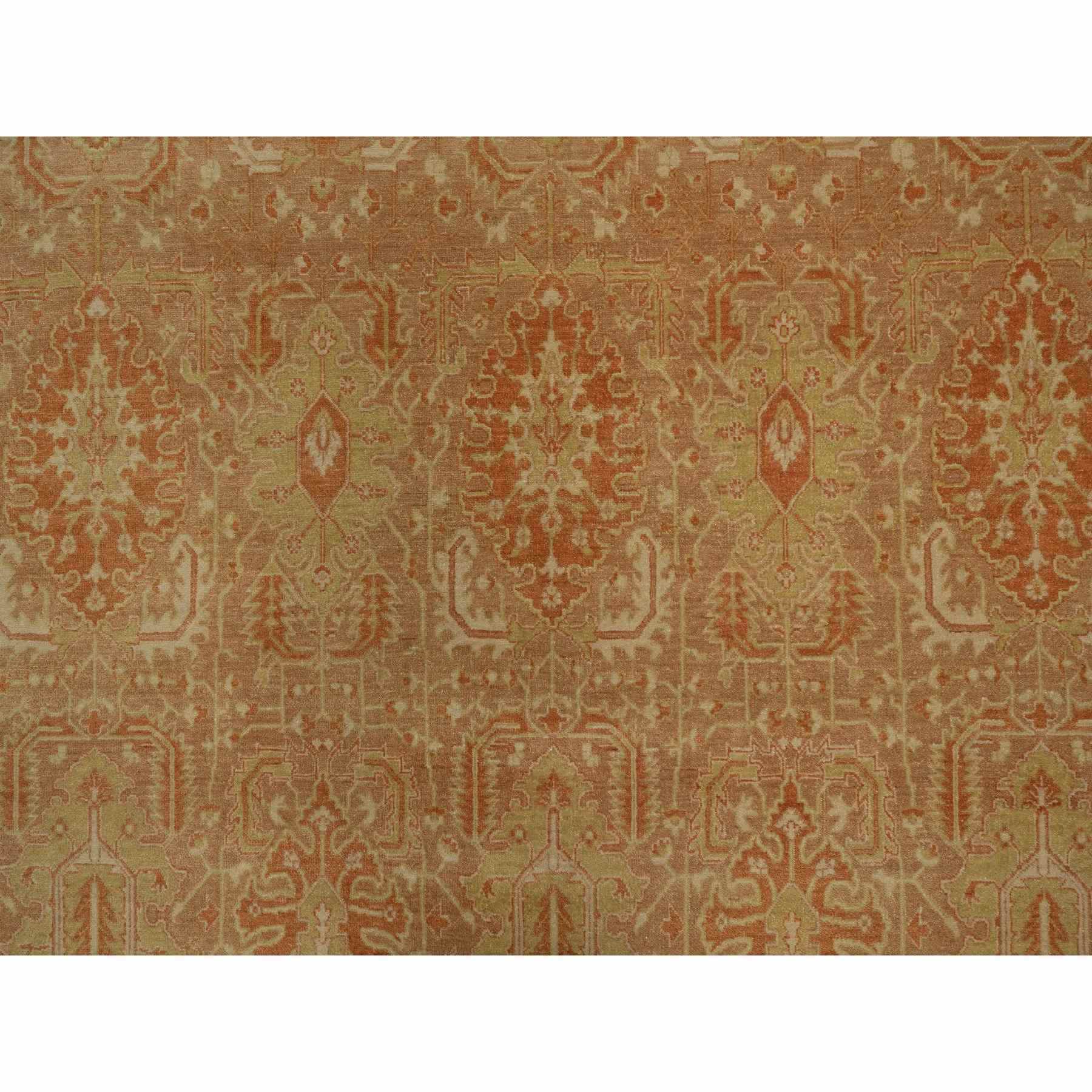 Oushak-And-Peshawar-Hand-Knotted-Rug-457085