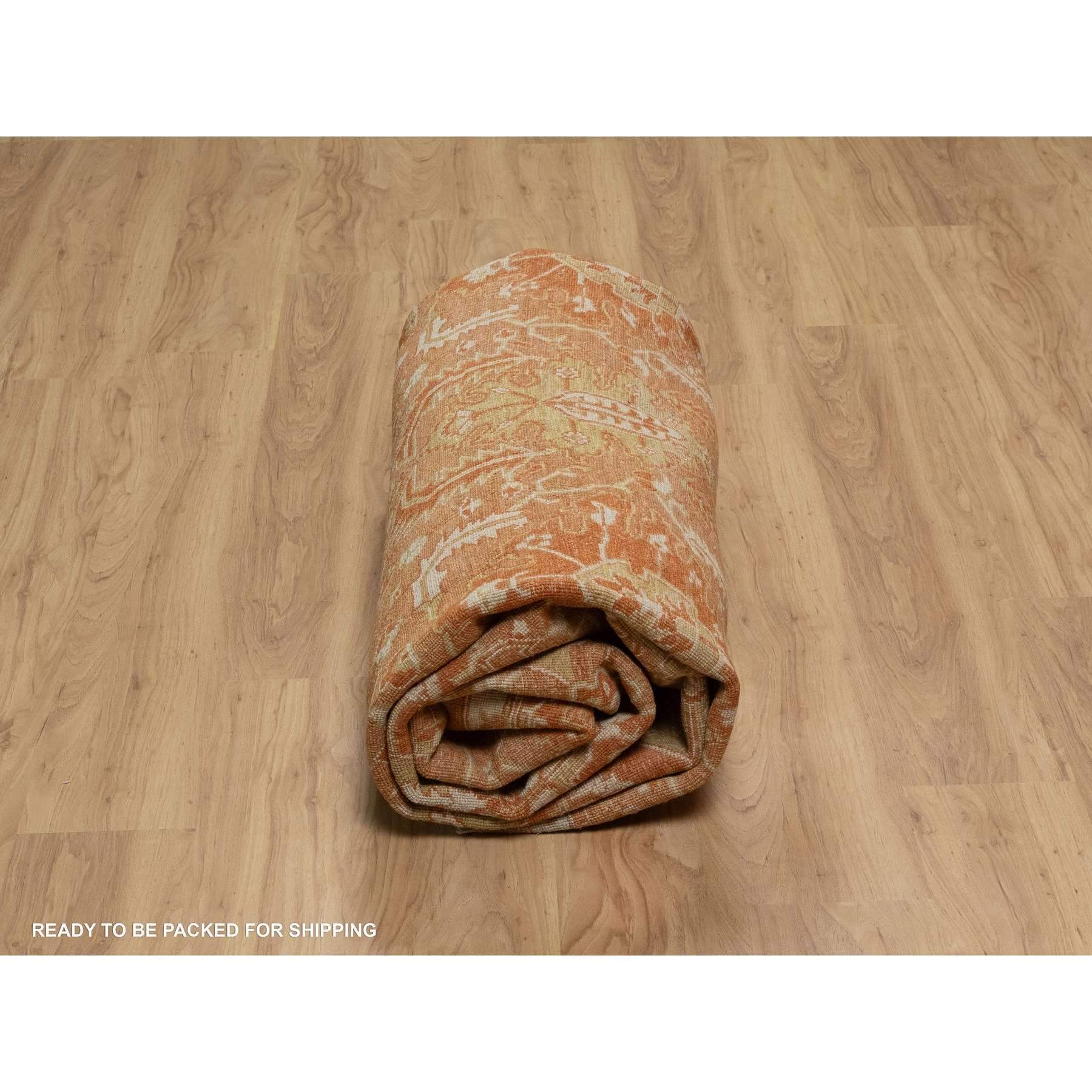 Oushak-And-Peshawar-Hand-Knotted-Rug-457085