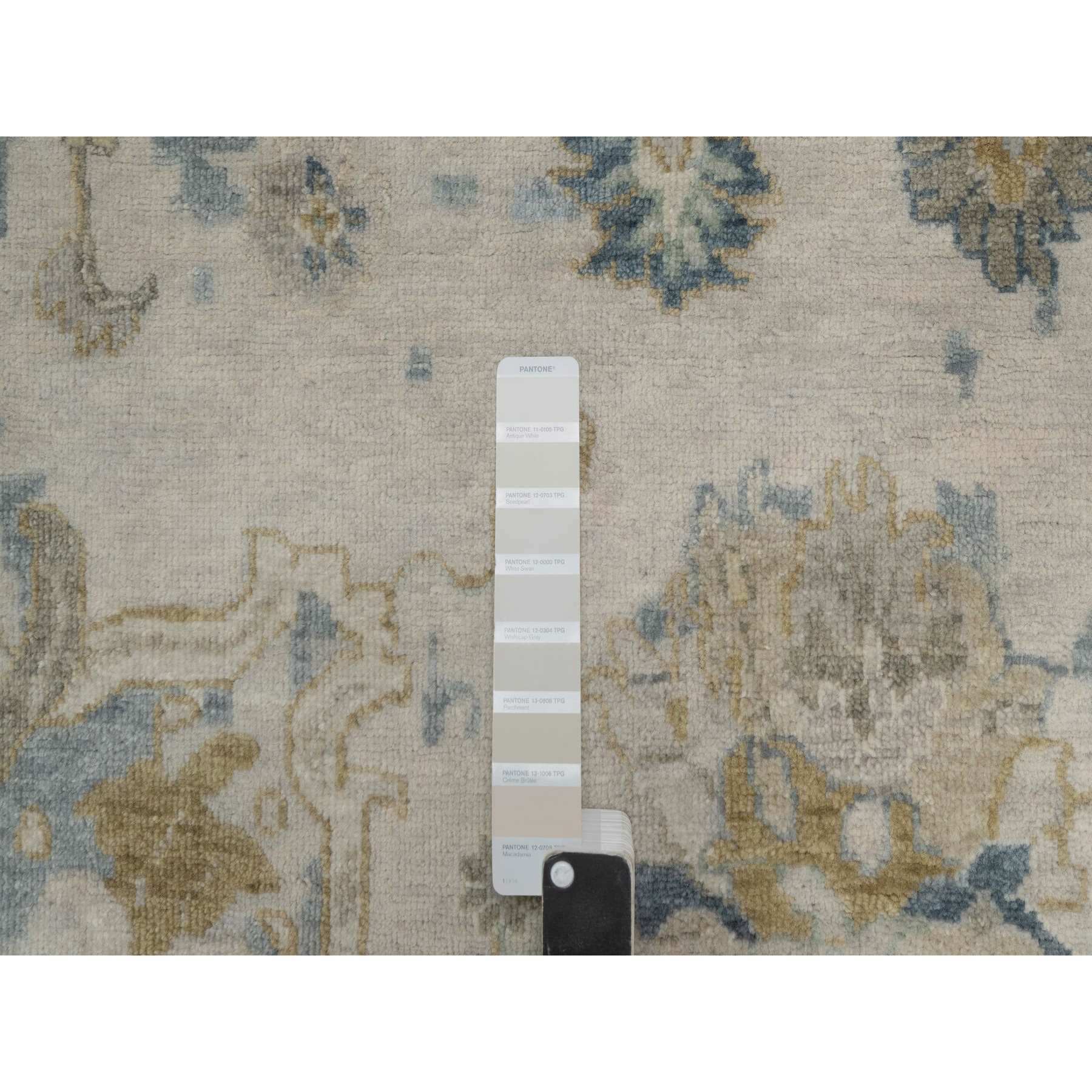 Oushak-And-Peshawar-Hand-Knotted-Rug-457120