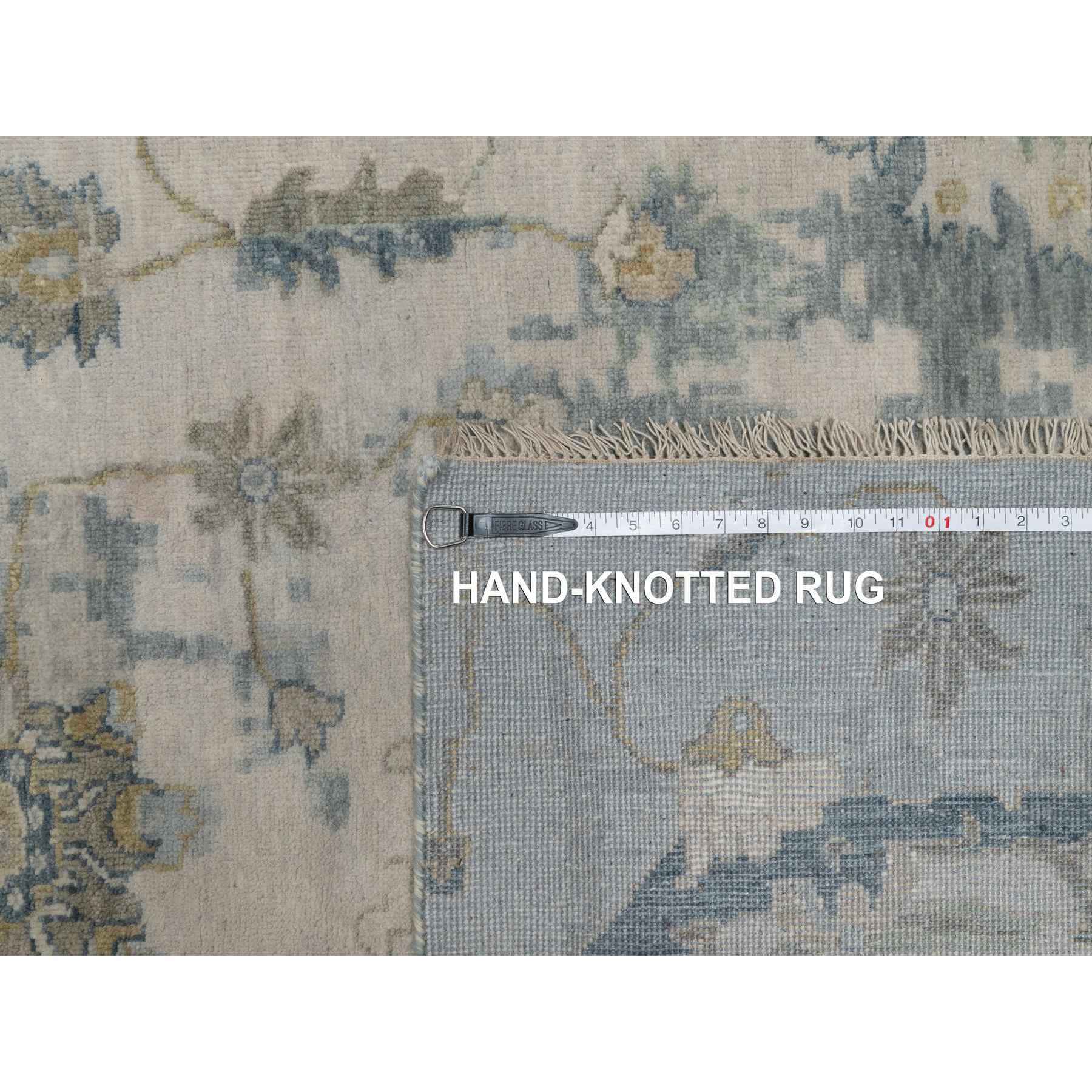 Oushak-And-Peshawar-Hand-Knotted-Rug-457120