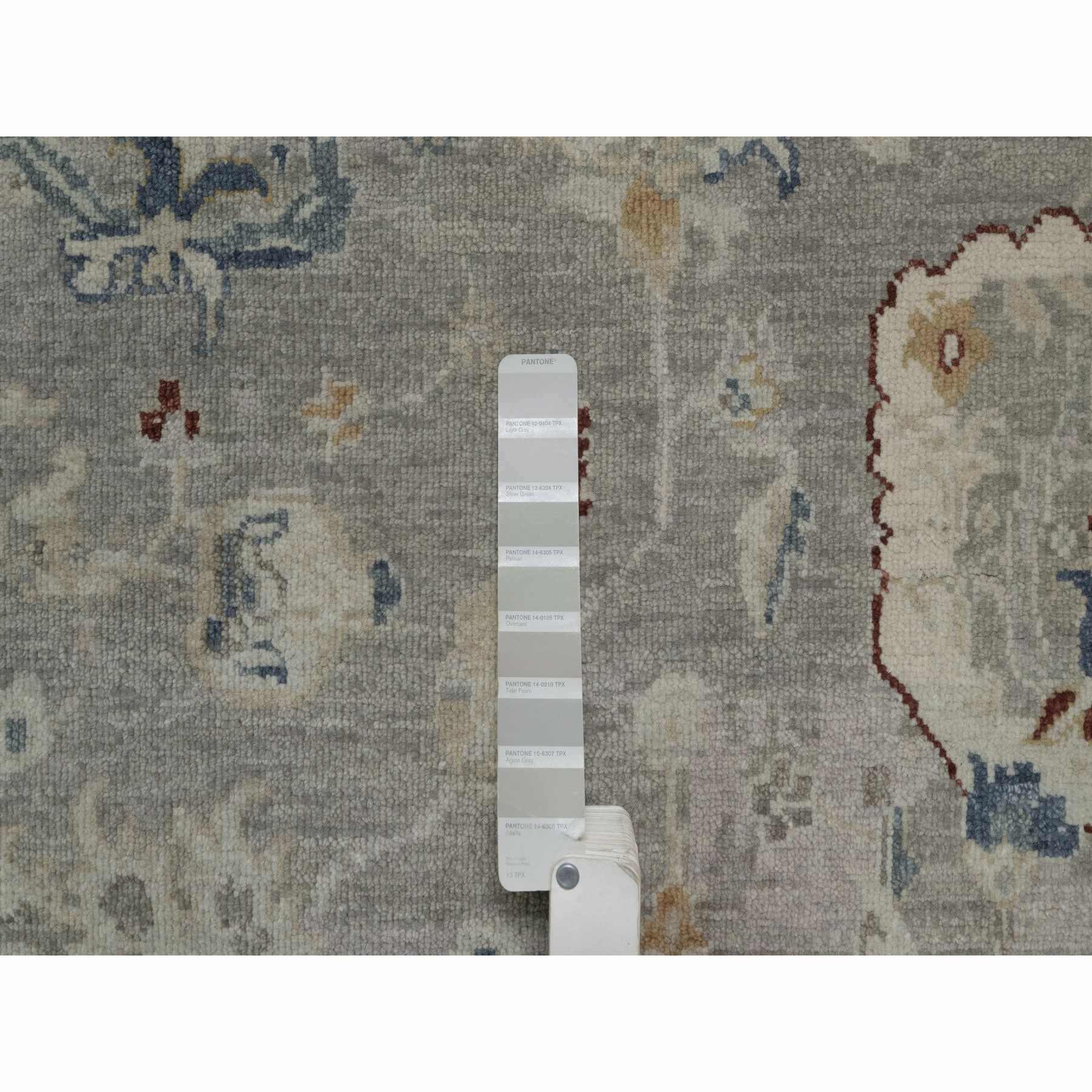 Oushak-And-Peshawar-Hand-Knotted-Rug-457165