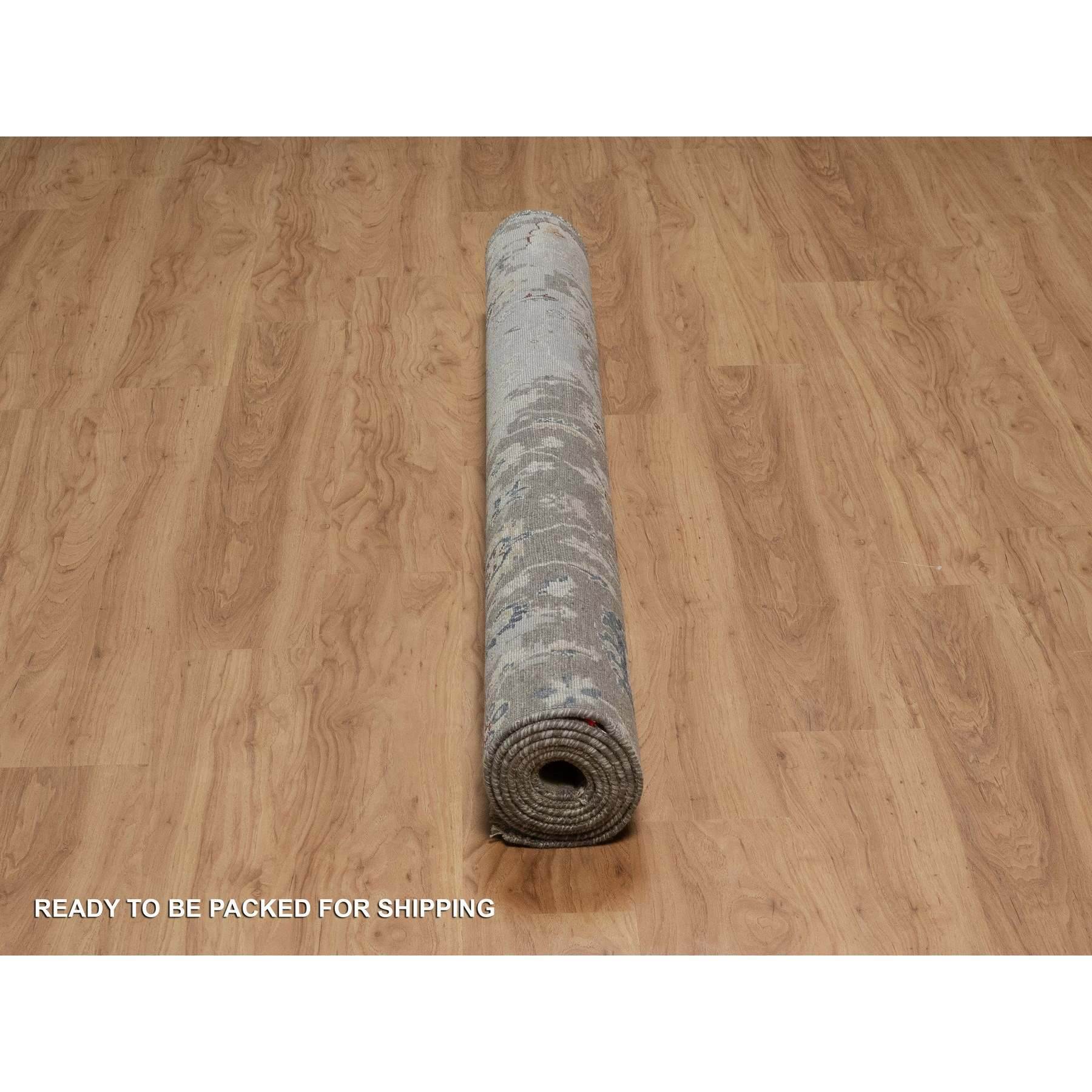 Oushak-And-Peshawar-Hand-Knotted-Rug-457165