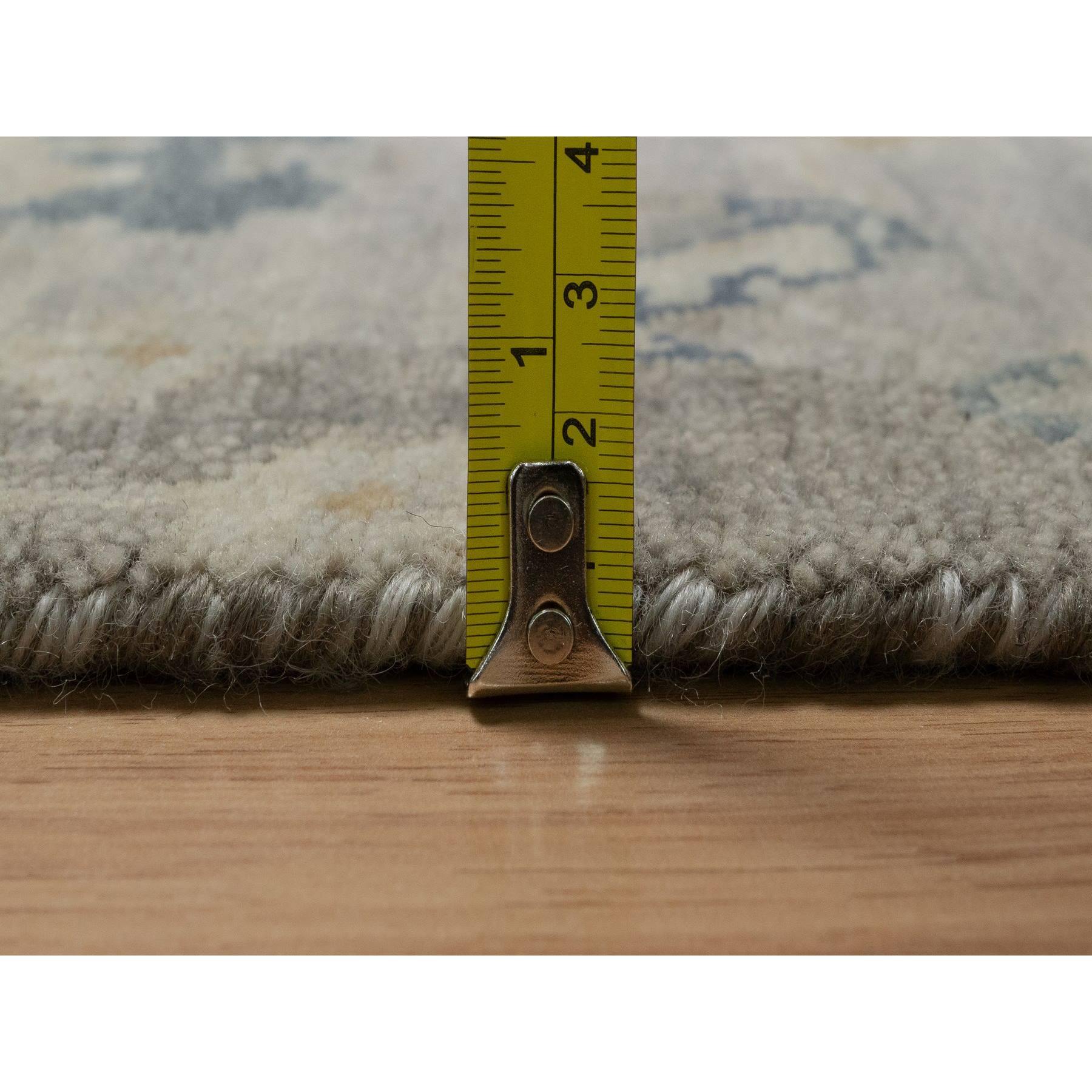 Oushak-And-Peshawar-Hand-Knotted-Rug-457165