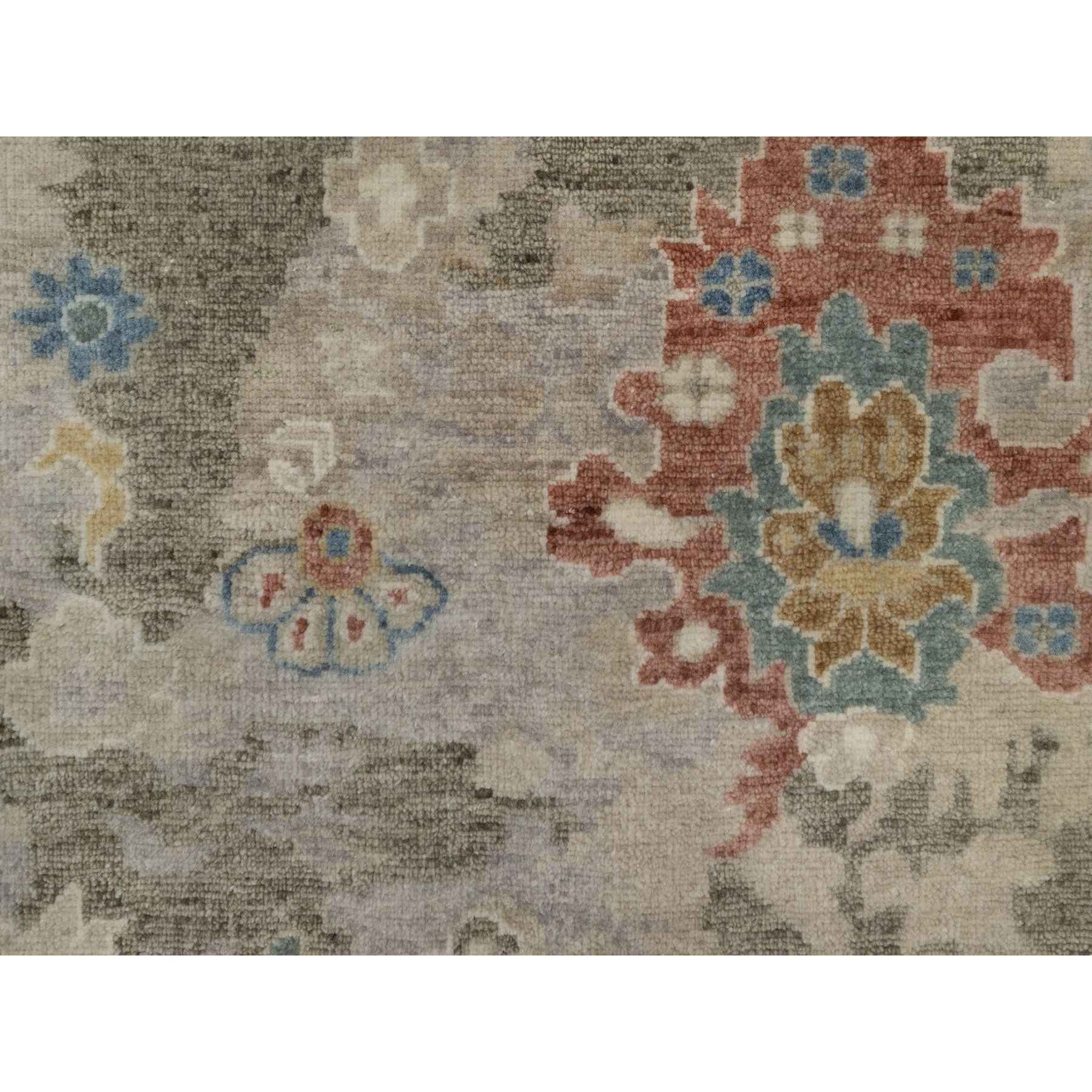 Oushak-And-Peshawar-Hand-Knotted-Rug-457240