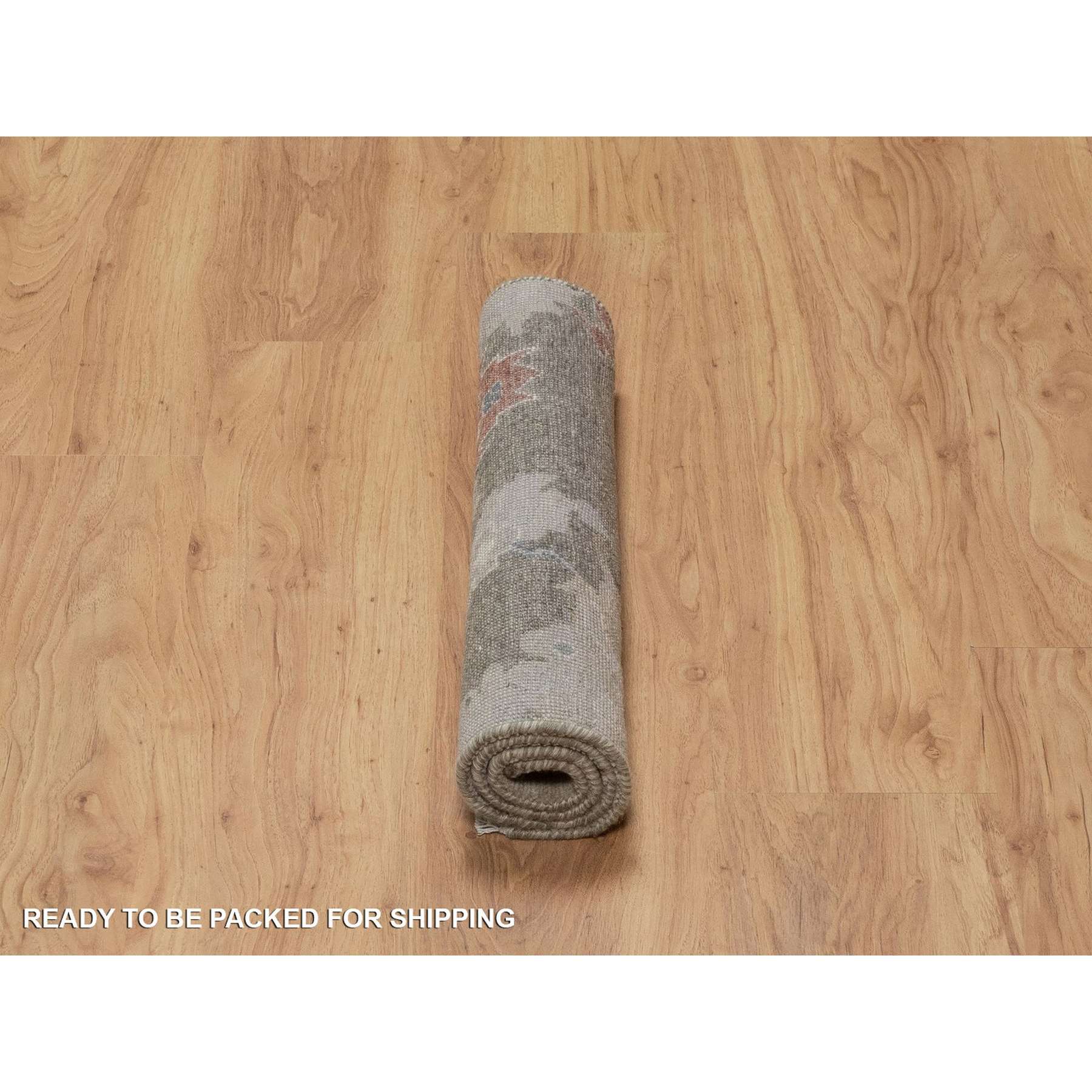 Oushak-And-Peshawar-Hand-Knotted-Rug-457240