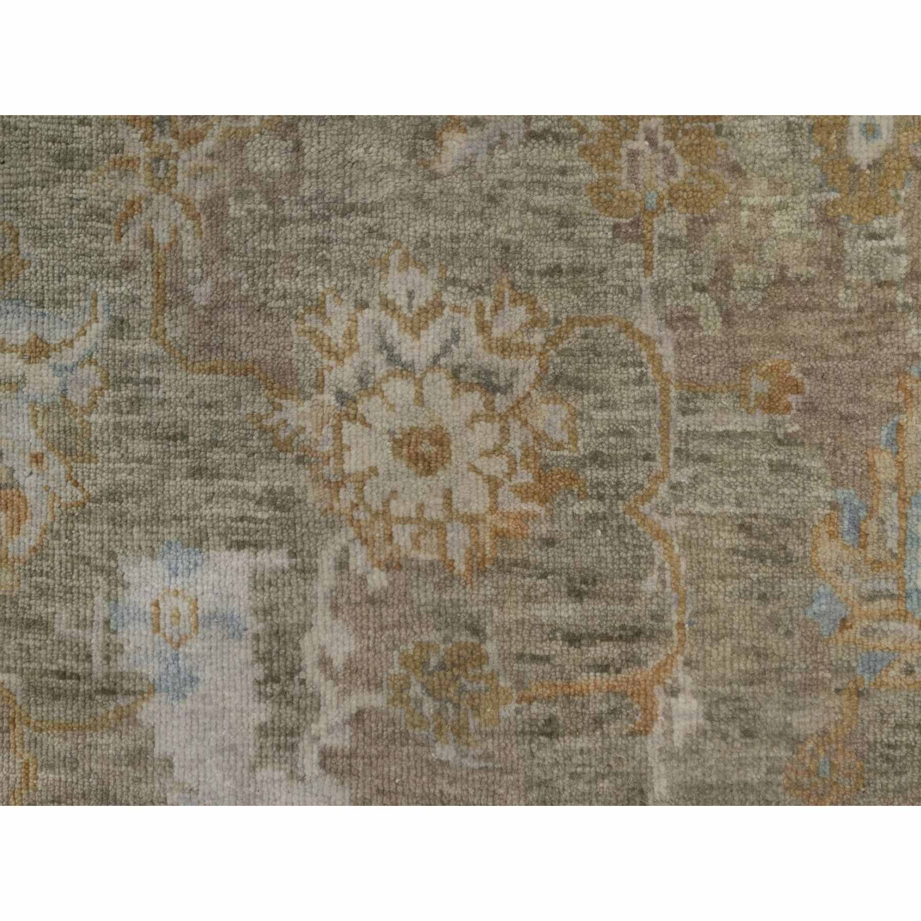 Oushak-And-Peshawar-Hand-Knotted-Rug-457245