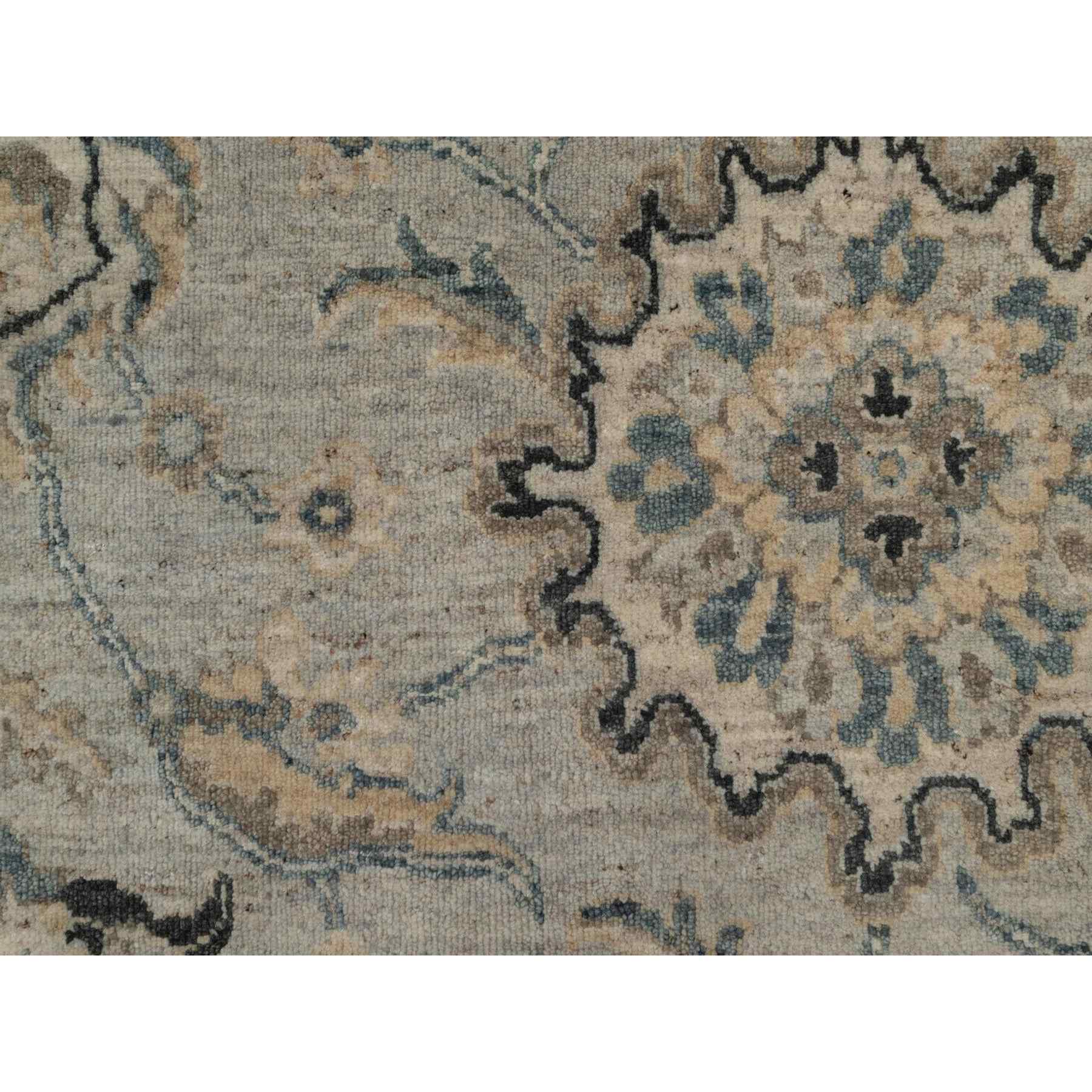 Oushak-And-Peshawar-Hand-Knotted-Rug-457250