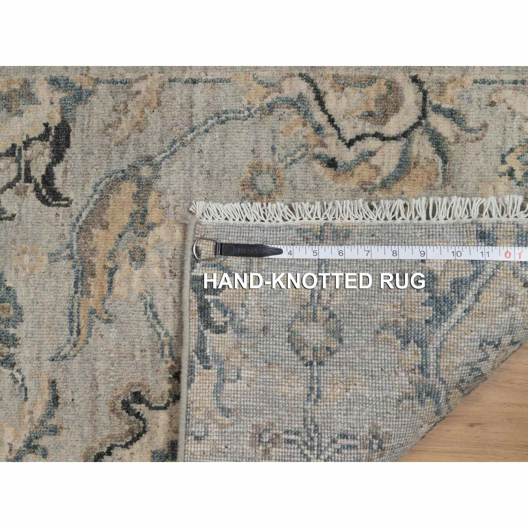 Oushak-And-Peshawar-Hand-Knotted-Rug-457250