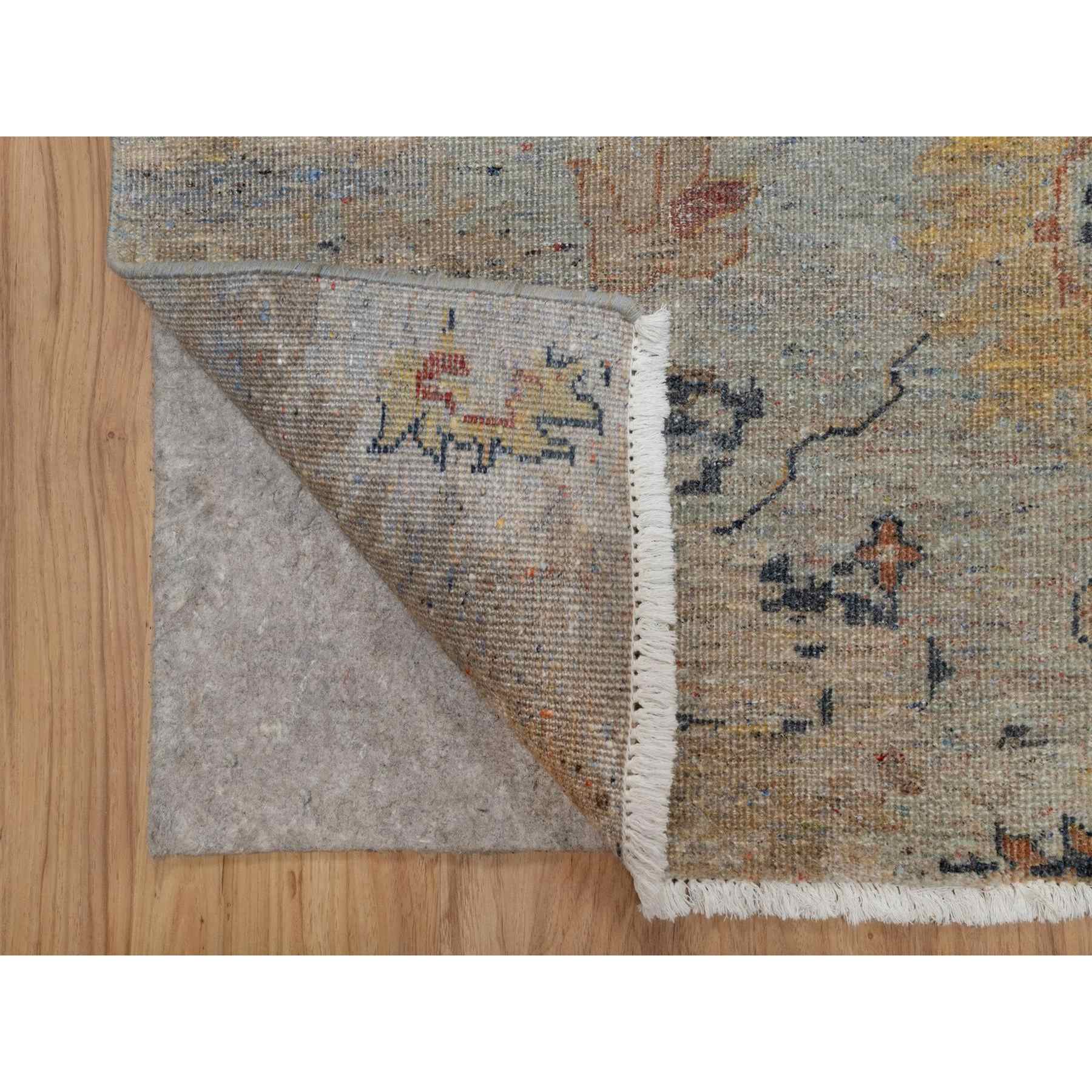 Oushak-And-Peshawar-Hand-Knotted-Rug-457275
