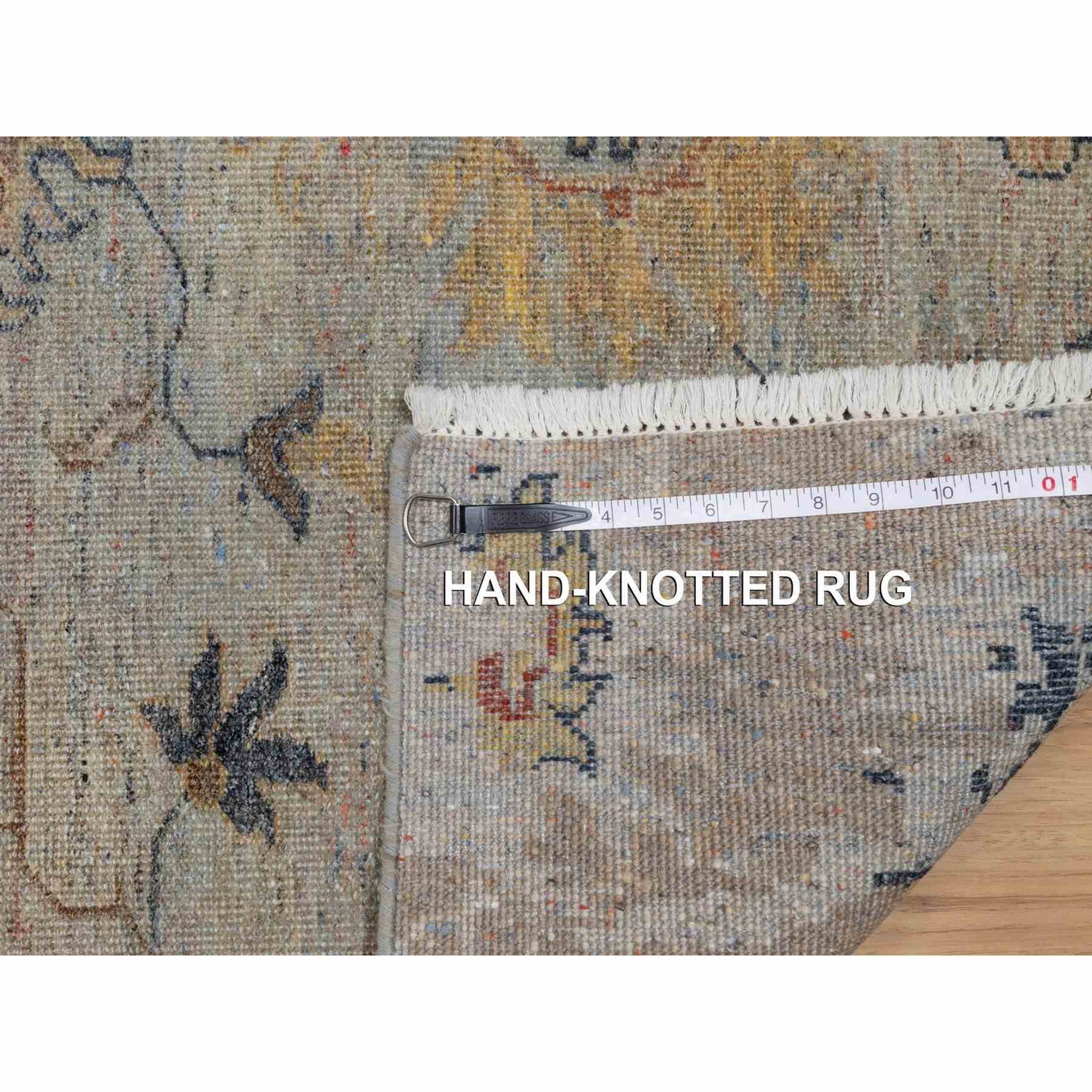 Oushak-And-Peshawar-Hand-Knotted-Rug-457275