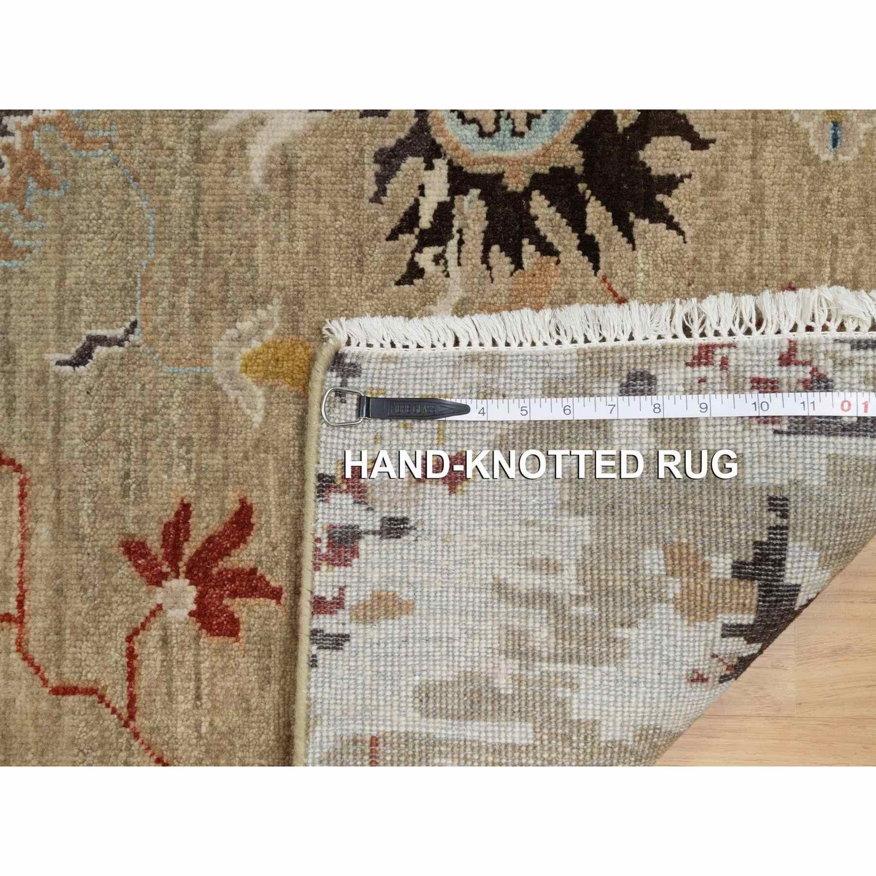Oushak-And-Peshawar-Hand-Knotted-Rug-457285