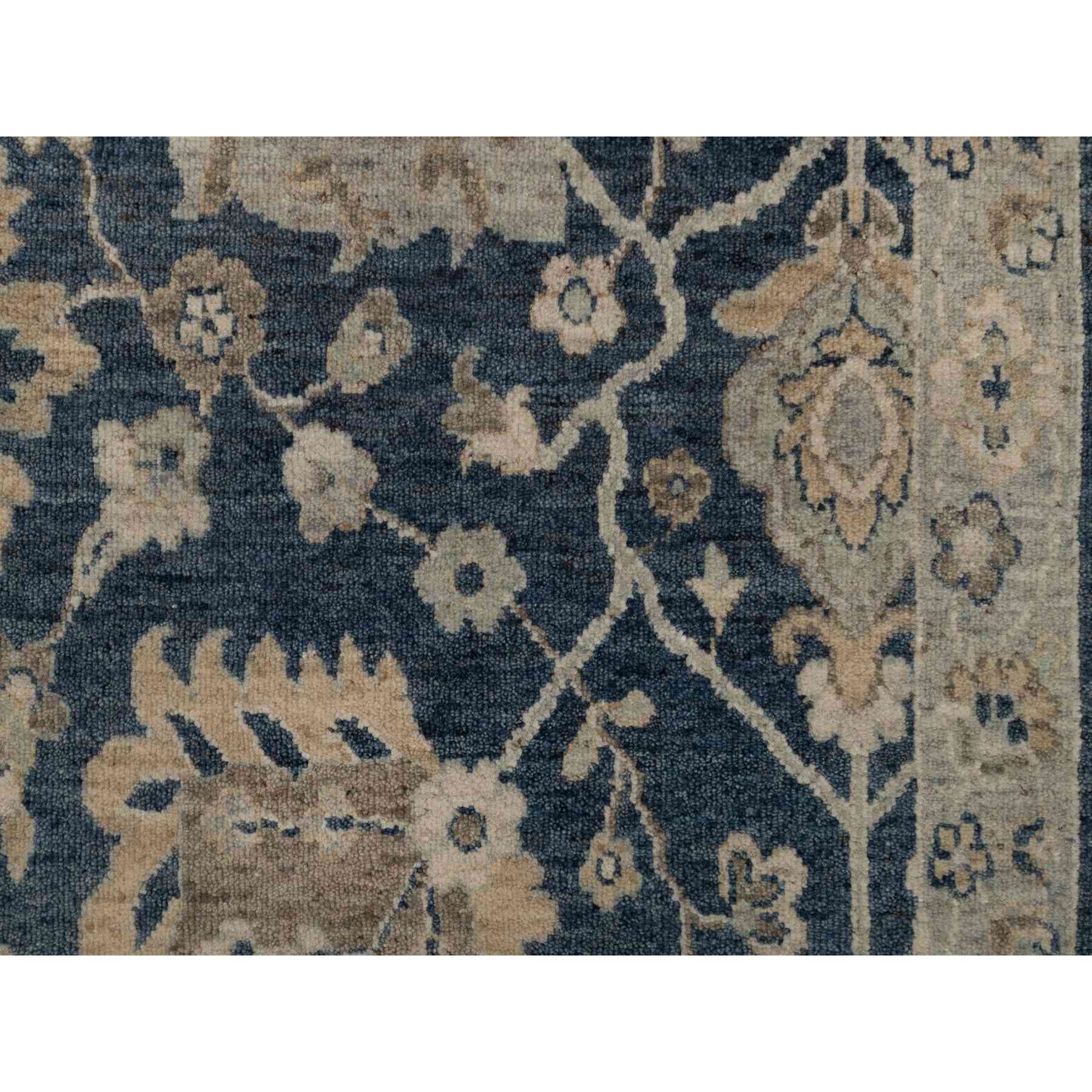 Oushak-And-Peshawar-Hand-Knotted-Rug-457295