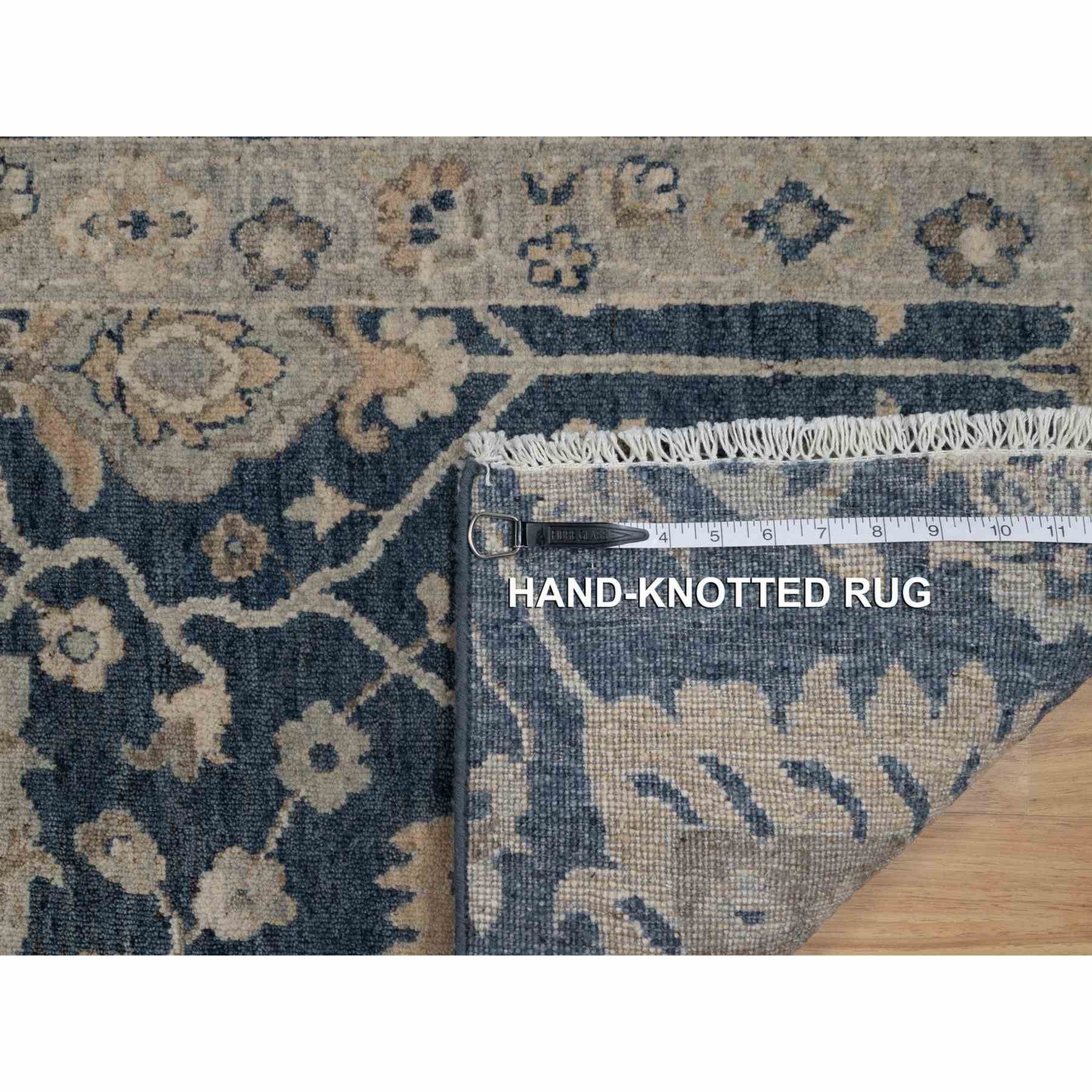 Oushak-And-Peshawar-Hand-Knotted-Rug-457295