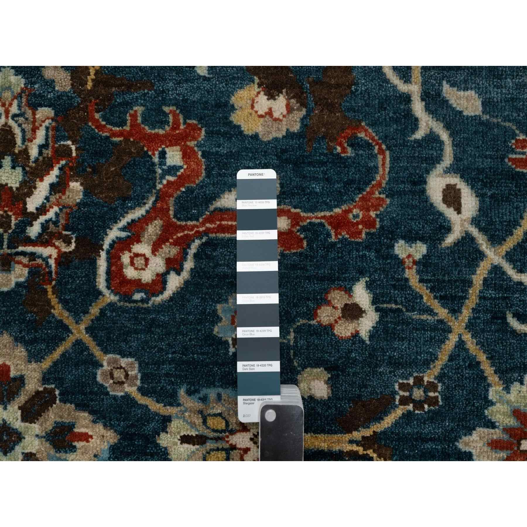 Oushak-And-Peshawar-Hand-Knotted-Rug-457305