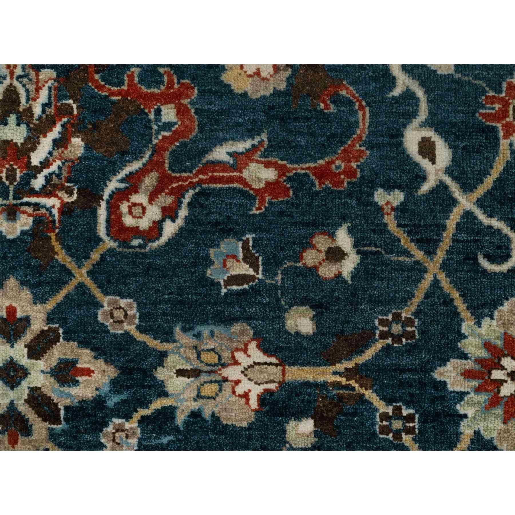 Oushak-And-Peshawar-Hand-Knotted-Rug-457305