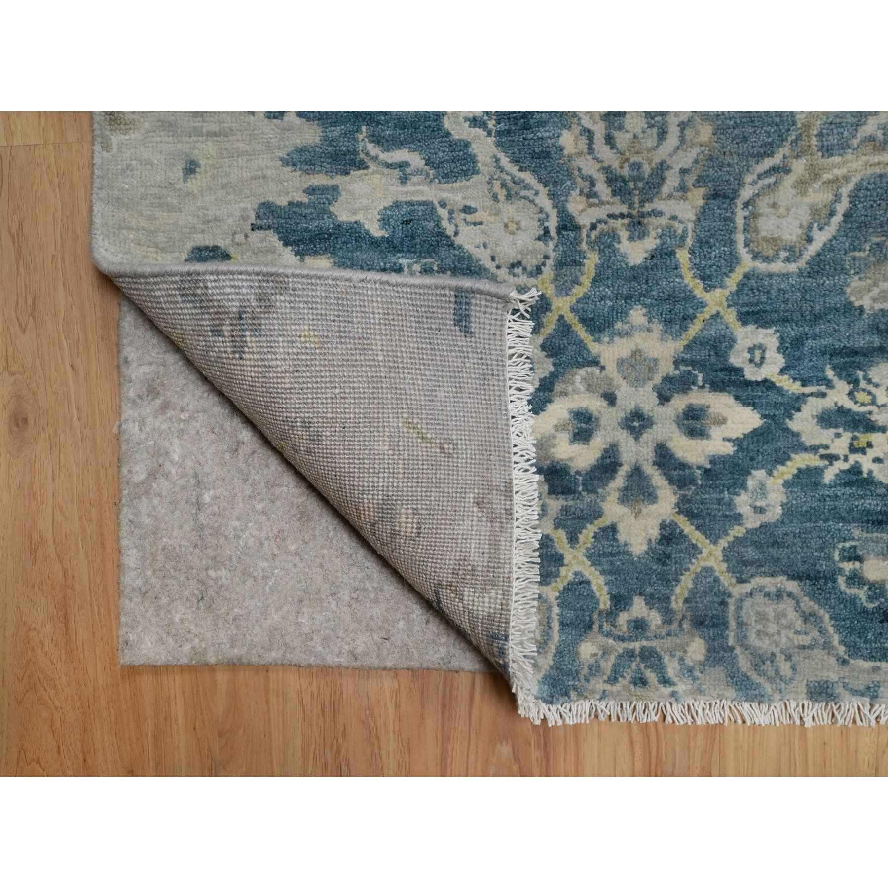 Oushak-And-Peshawar-Hand-Knotted-Rug-457310