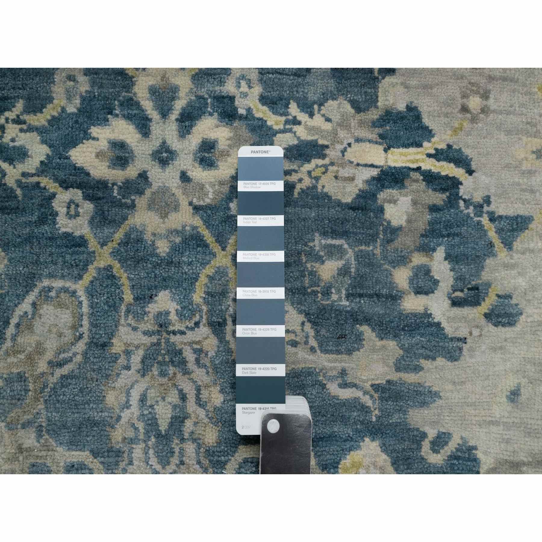 Oushak-And-Peshawar-Hand-Knotted-Rug-457310