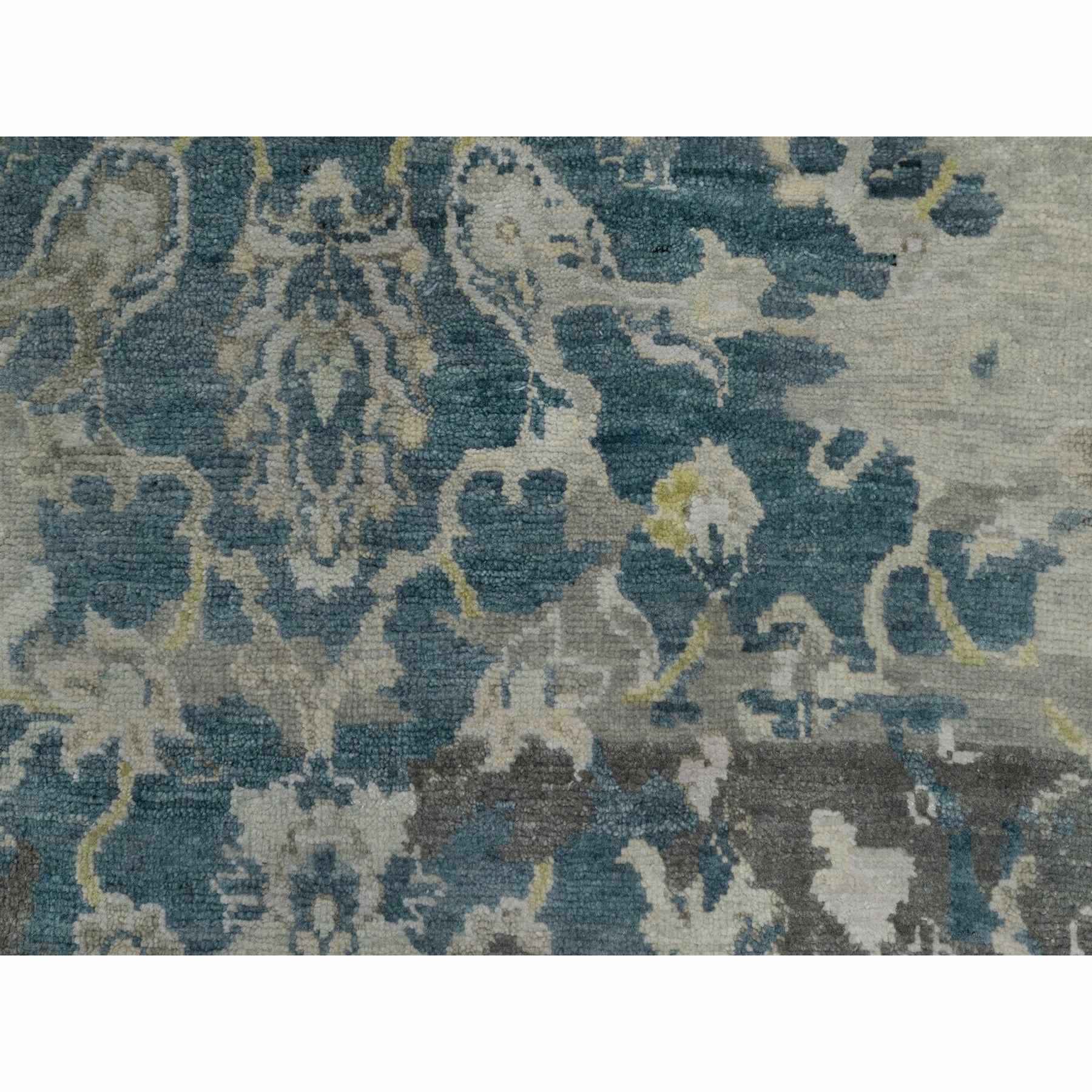 Oushak-And-Peshawar-Hand-Knotted-Rug-457310