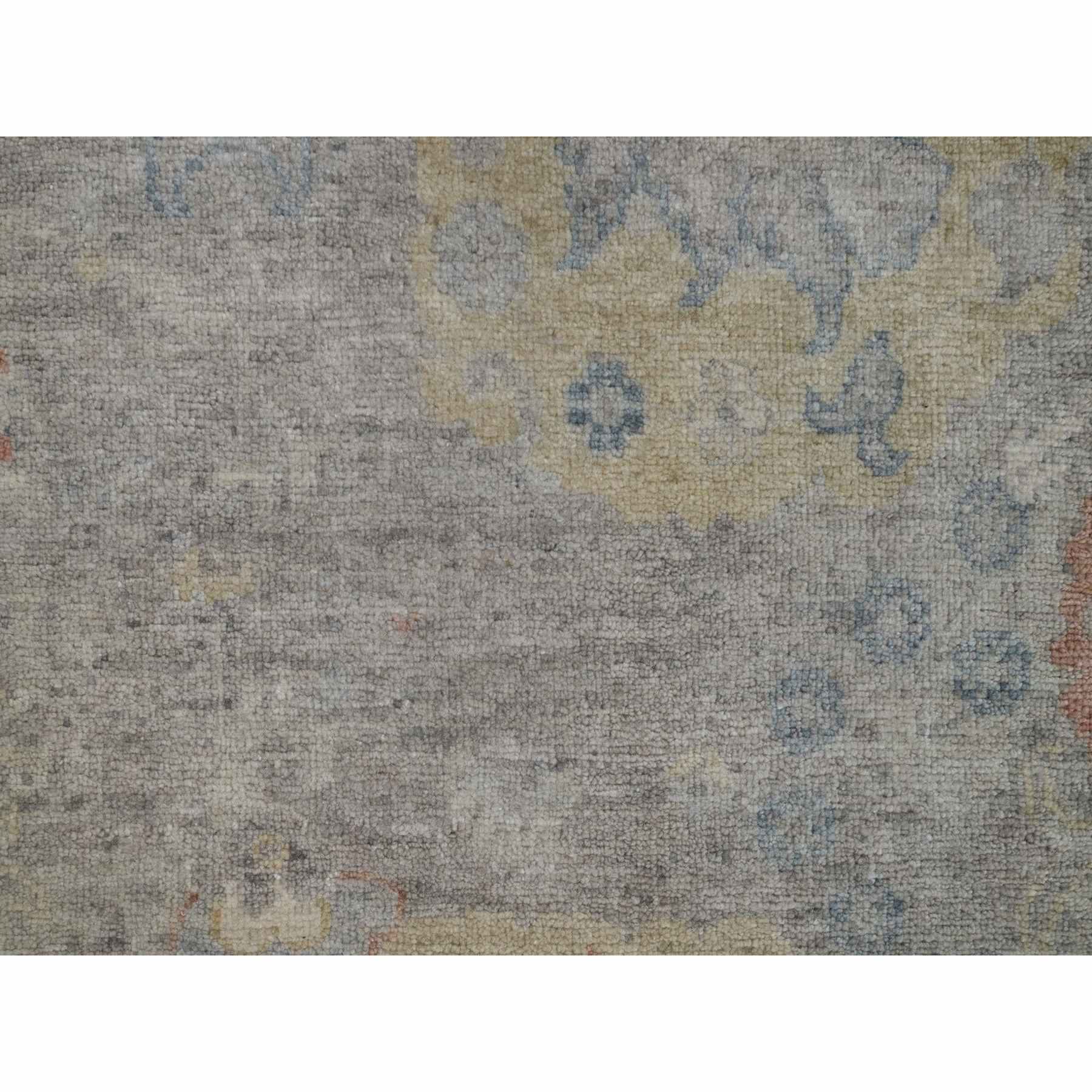 Oushak-And-Peshawar-Hand-Knotted-Rug-457315