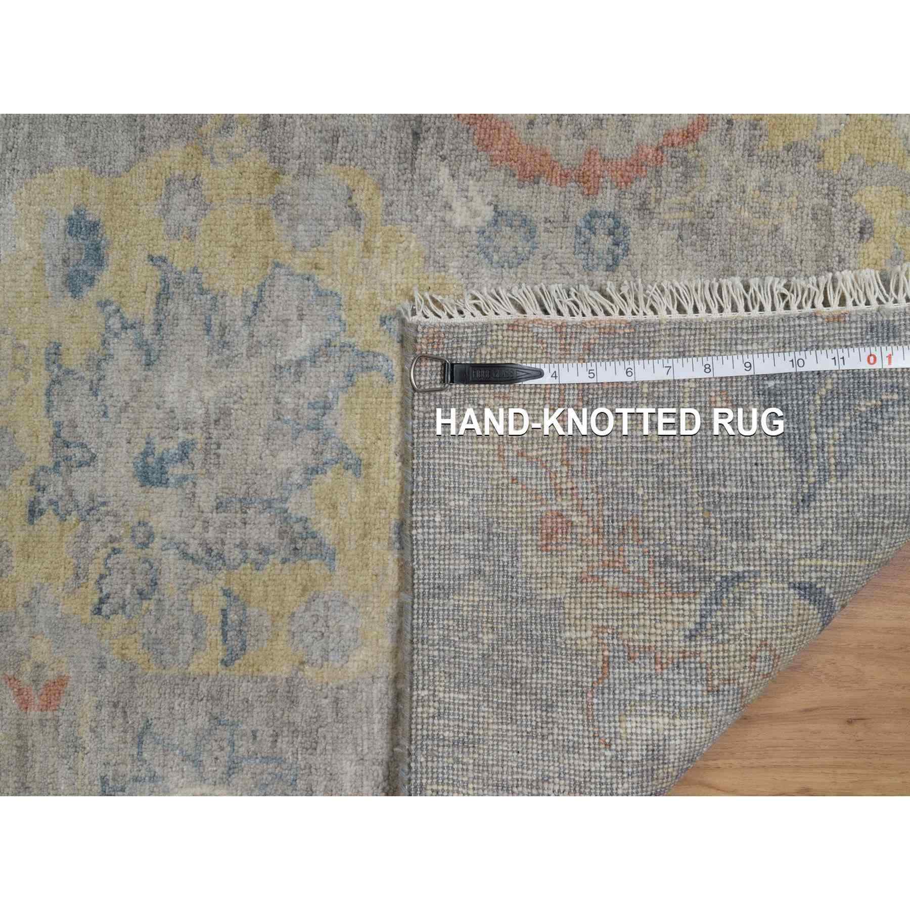 Oushak-And-Peshawar-Hand-Knotted-Rug-457315