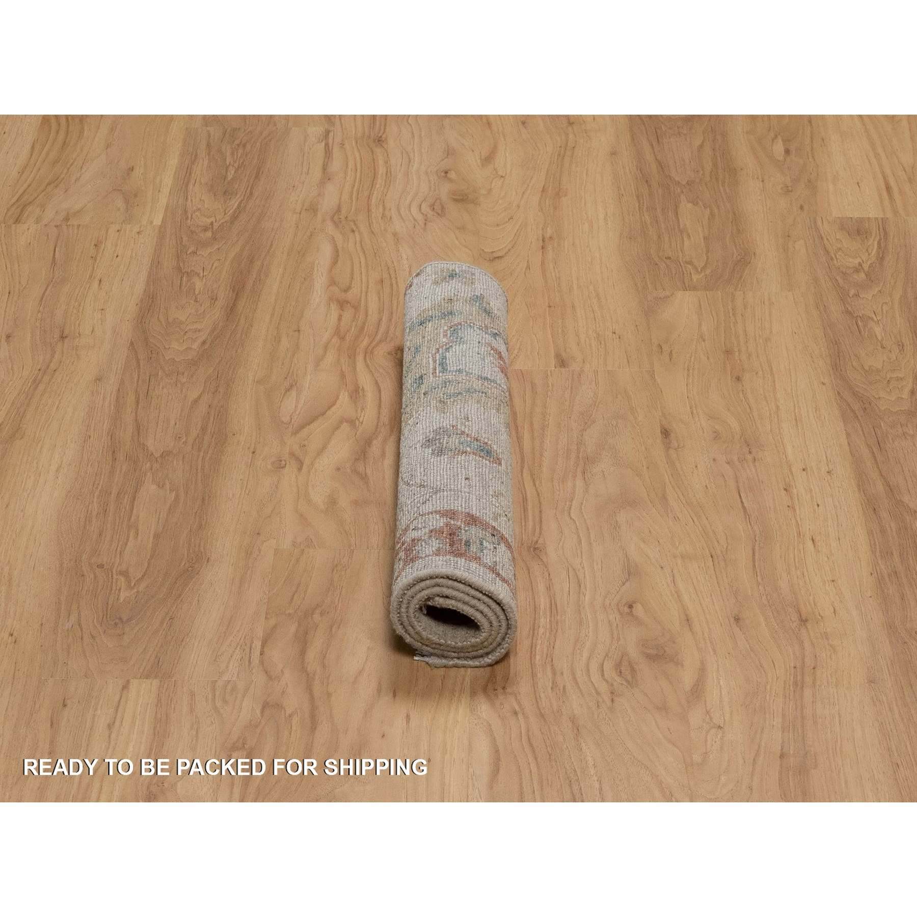 Oushak-And-Peshawar-Hand-Knotted-Rug-457320