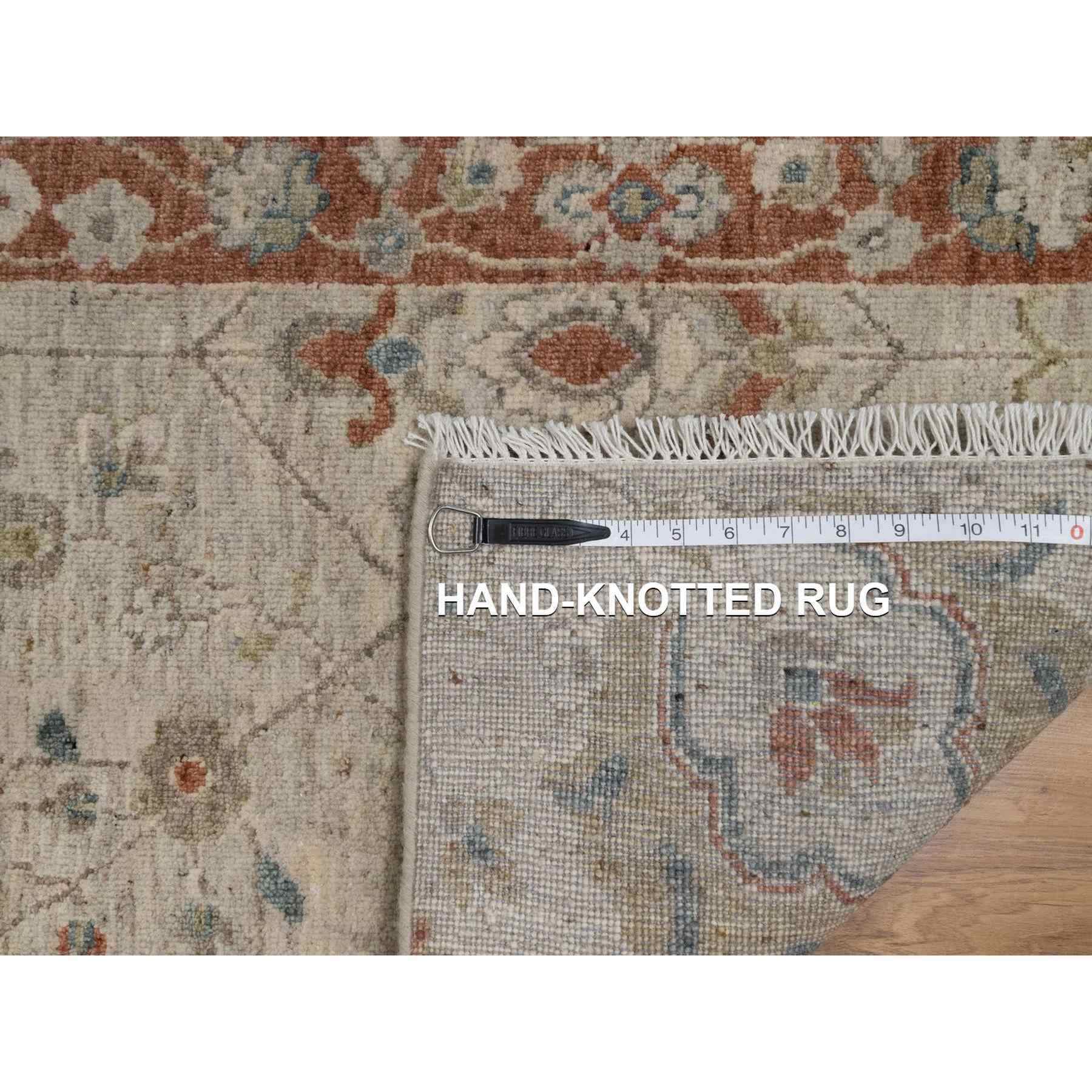 Oushak-And-Peshawar-Hand-Knotted-Rug-457320