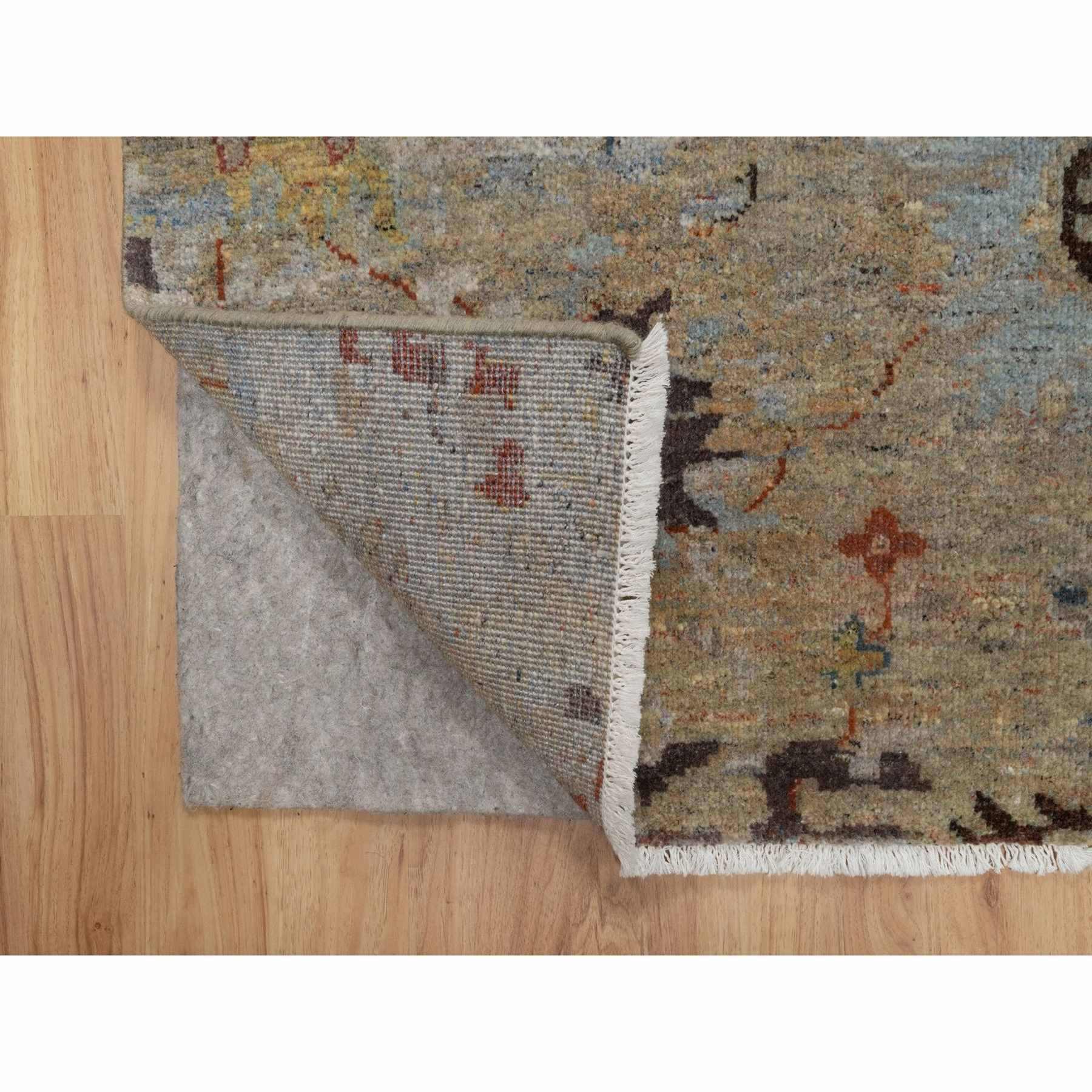Oushak-And-Peshawar-Hand-Knotted-Rug-457330