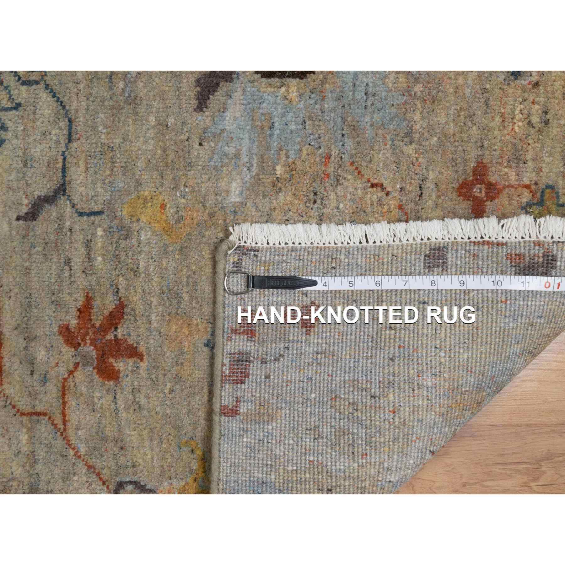 Oushak-And-Peshawar-Hand-Knotted-Rug-457330