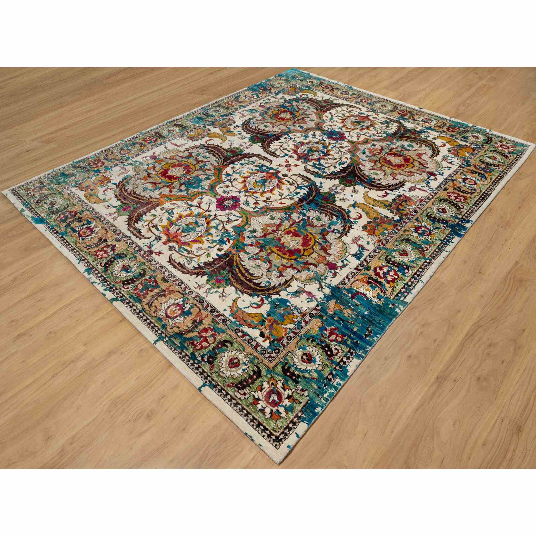 Transitional-Hand-Knotted-Rug-455820